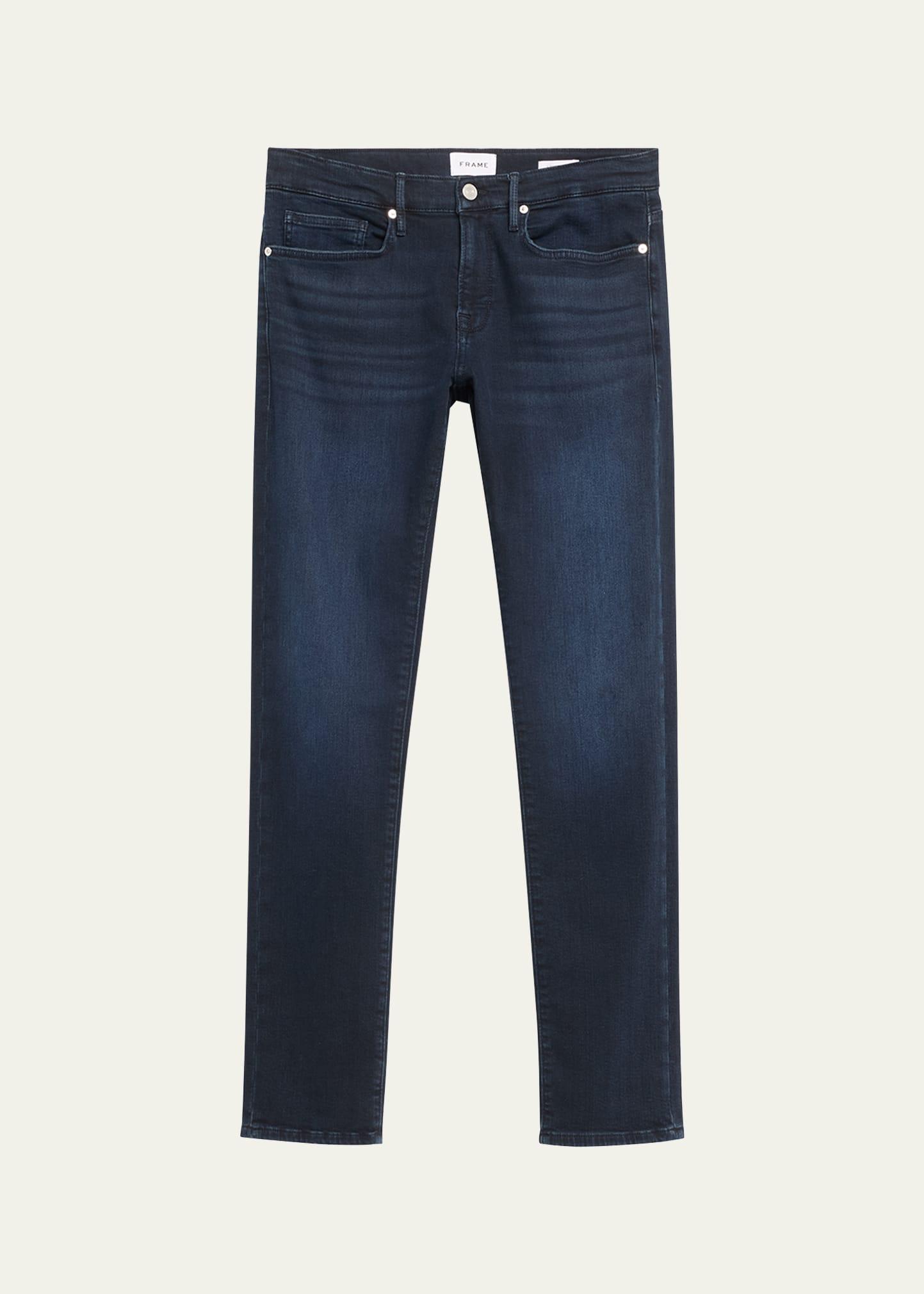 Mens LHomme Super Stretch Slim-Fit Denim Jeans Product Image