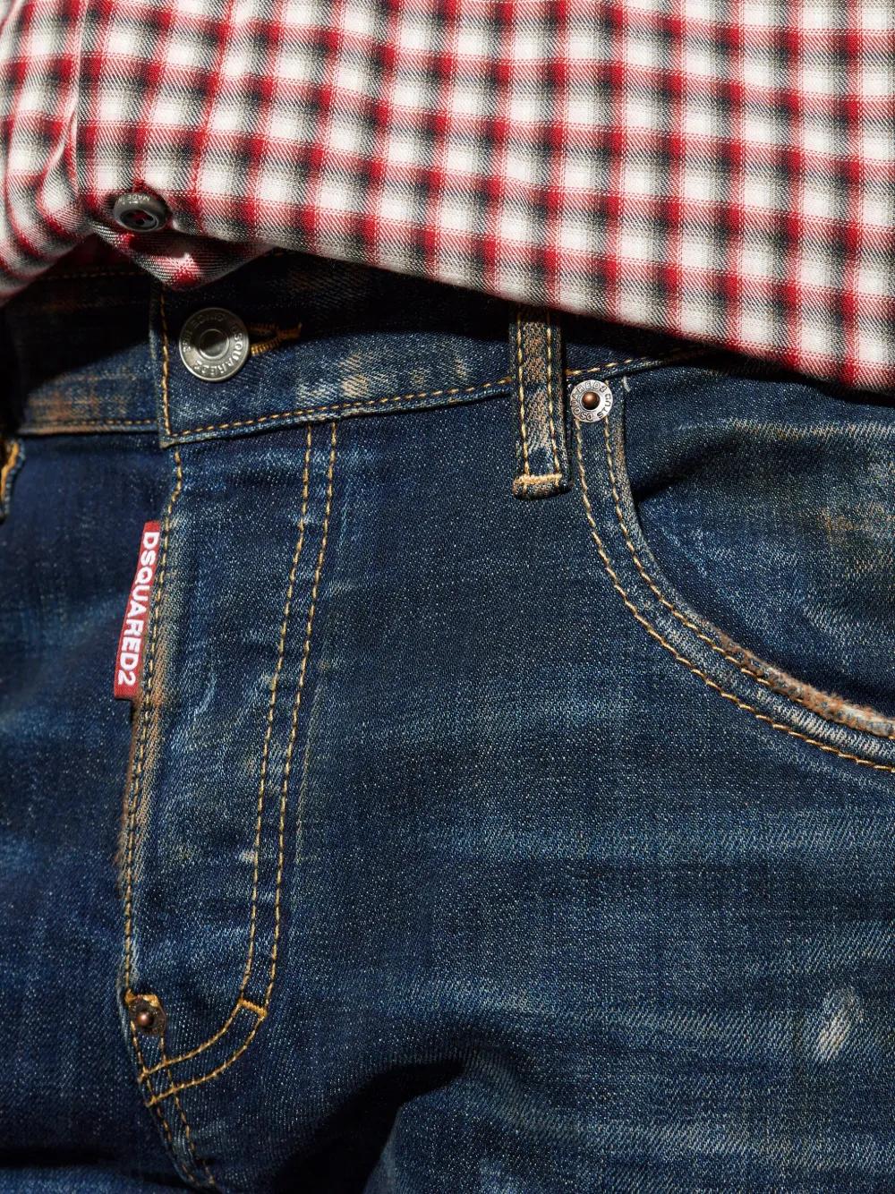 Skater distressed skinny jeans Product Image