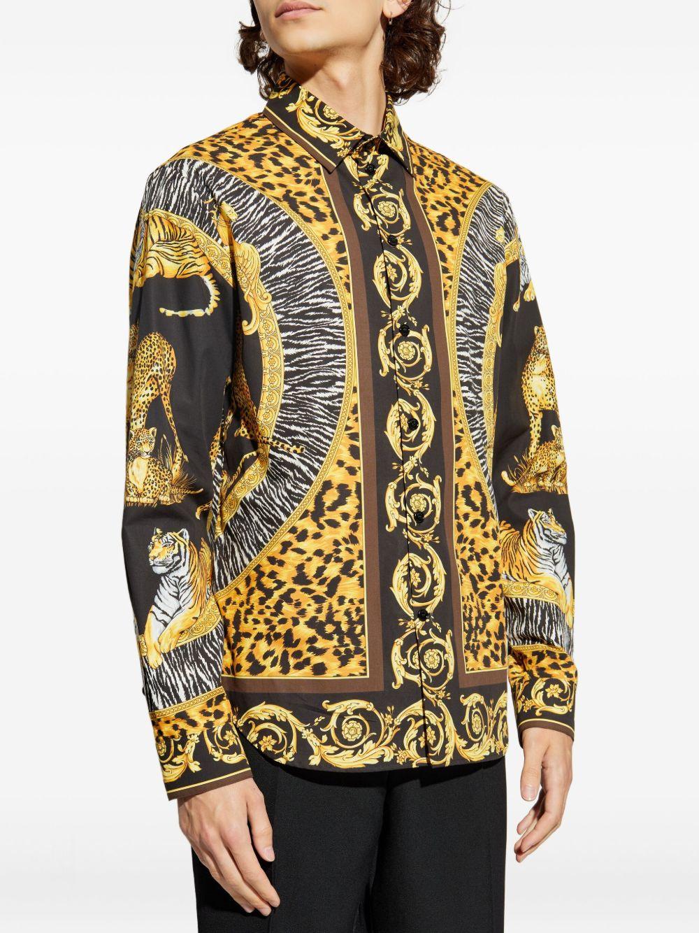 Wild Cats silk shirt Product Image