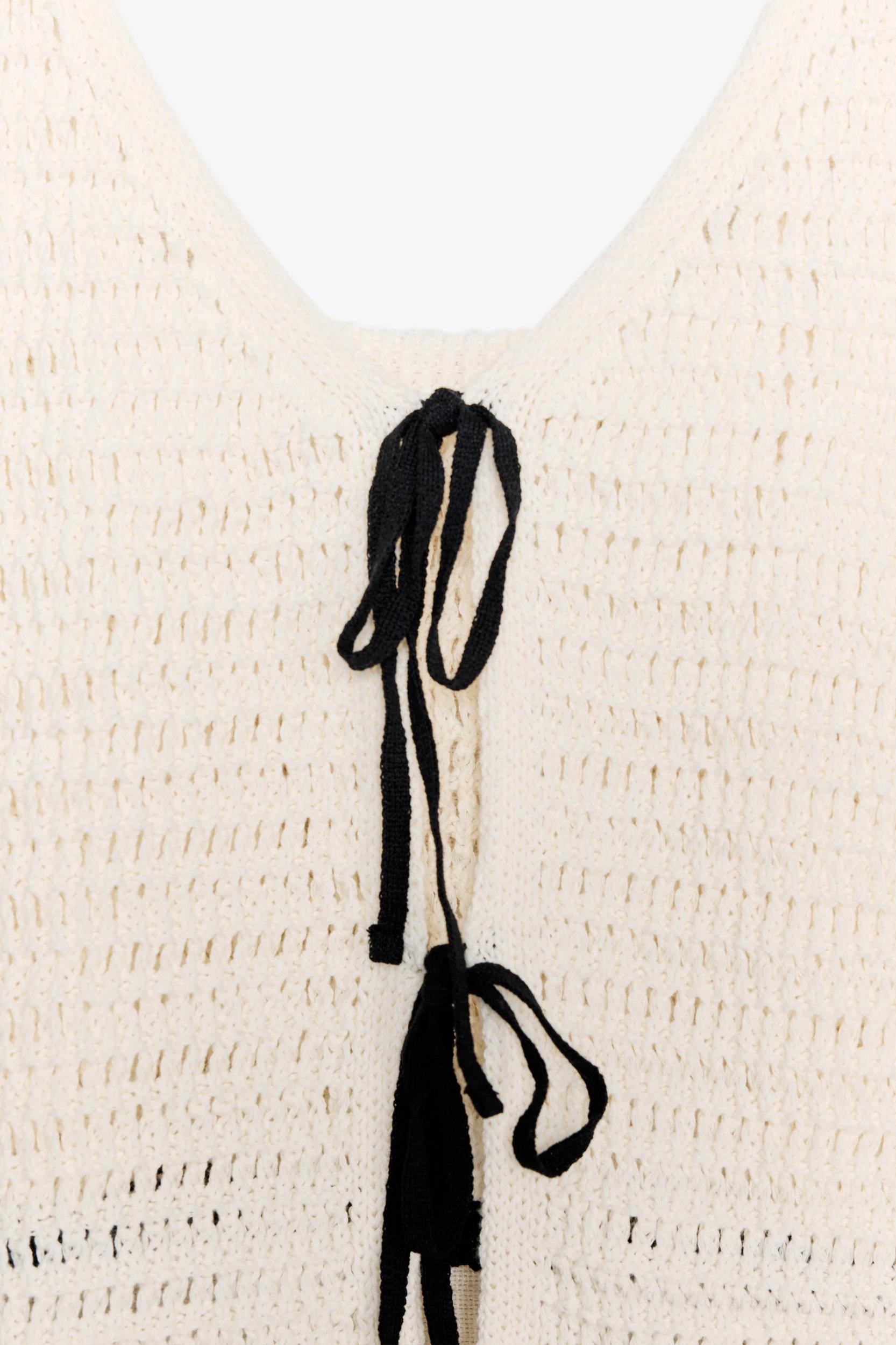 CROCHET TIE TOP Product Image