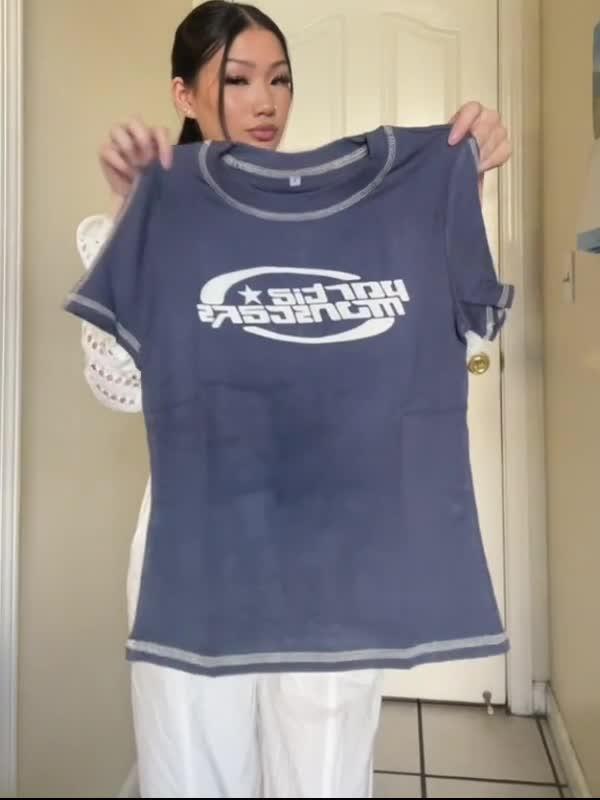 Stitched Short Sleeve Logo Graphic Tee Product Image