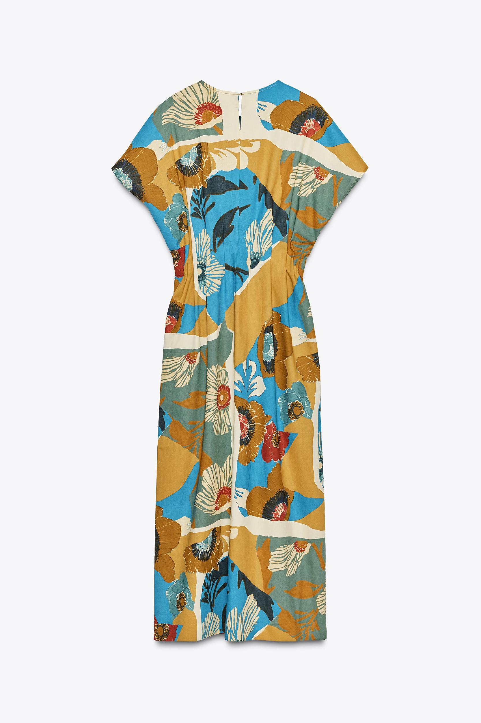 ZW COLLECTION PRINTED MIDI DRESS Product Image