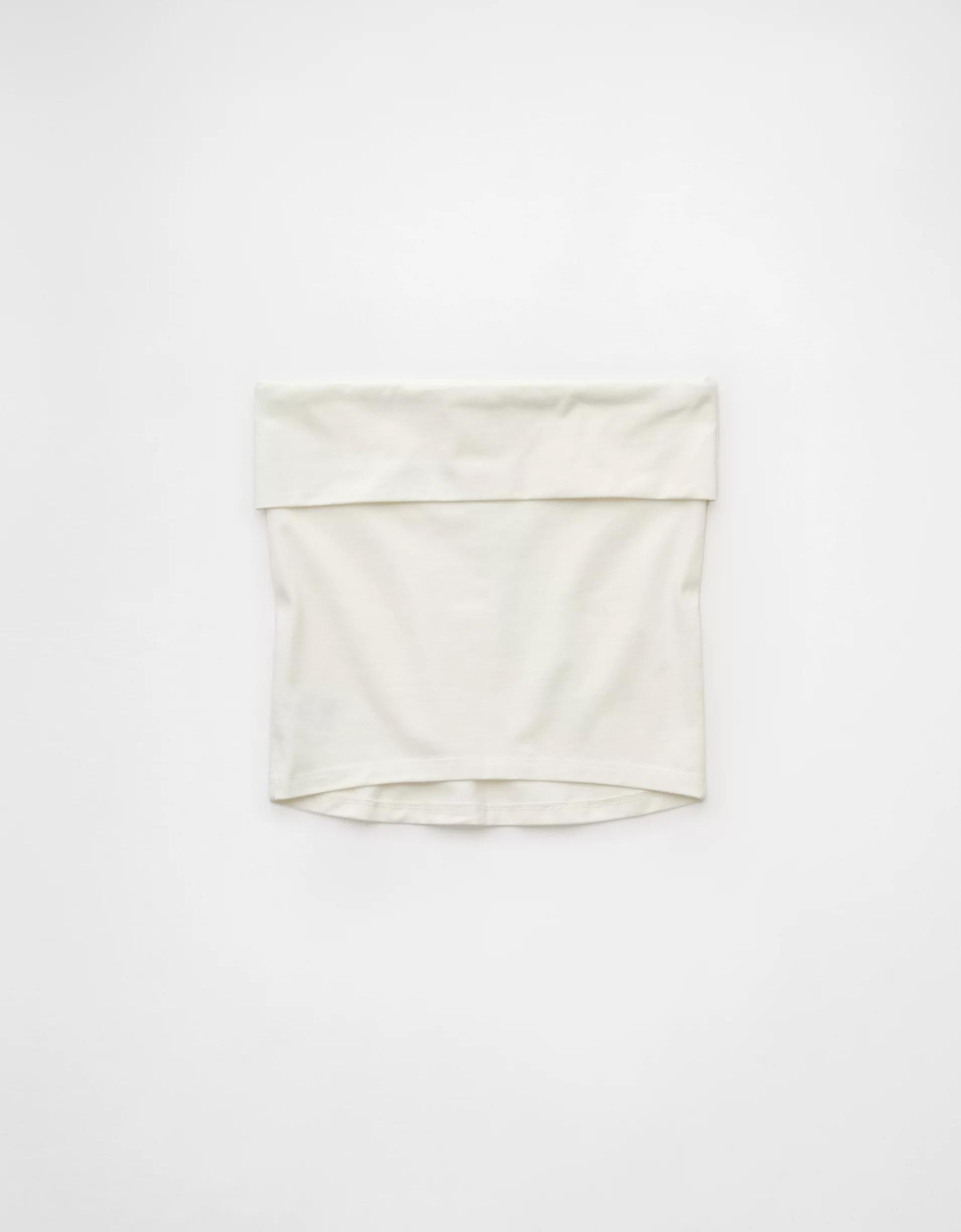 AE It Knit Foldover Tube Top Product Image