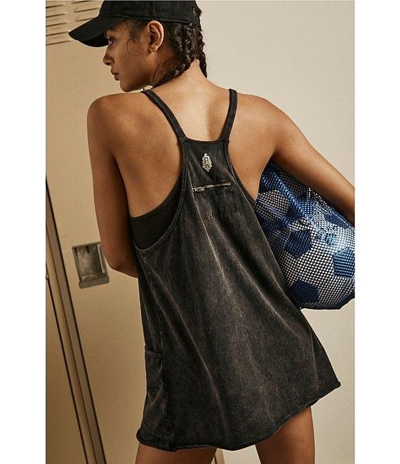 Free People FP Movement Hot Shot Scoop Neck Sleeveless Patch Pocket Mini Dress Product Image