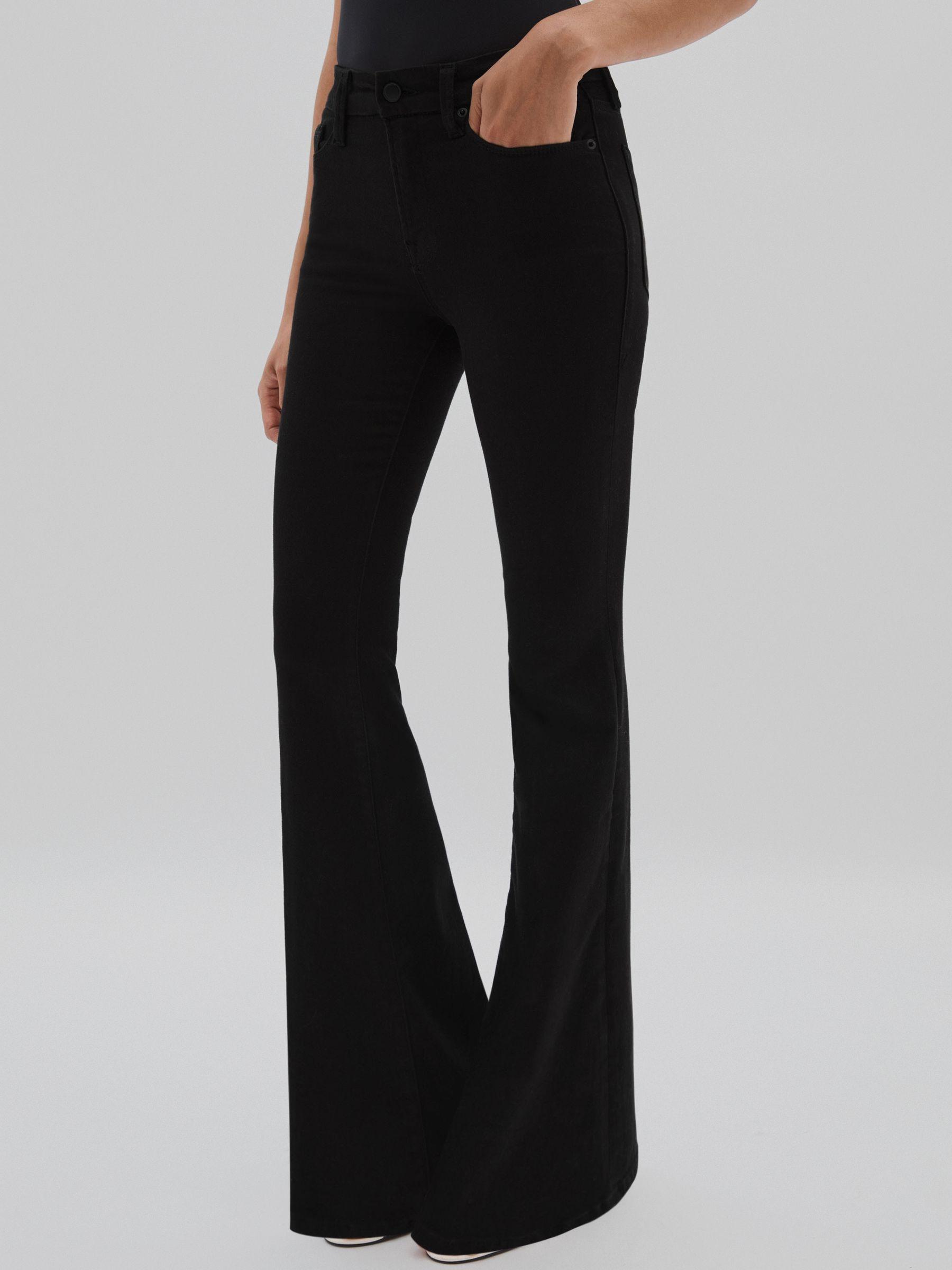 Good American Flared Jeans in Black Product Image