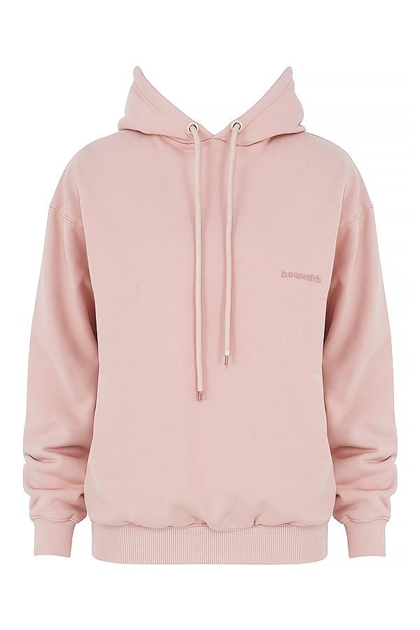 Halo  blush cotton fleece-back oversized hoodie - sale Product Image