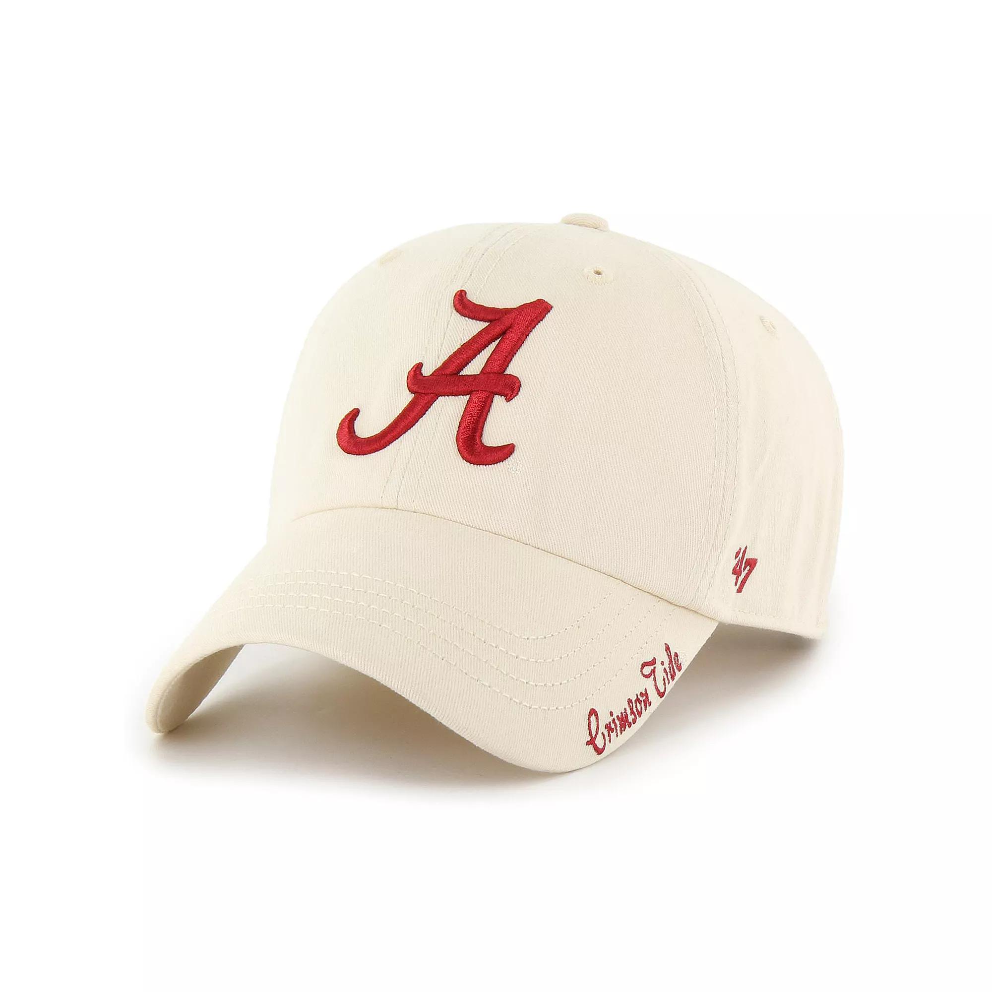 Women's '47 Natural Alabama Crimson Tide Miata Clean Up Adjustable Hat, Beige Product Image