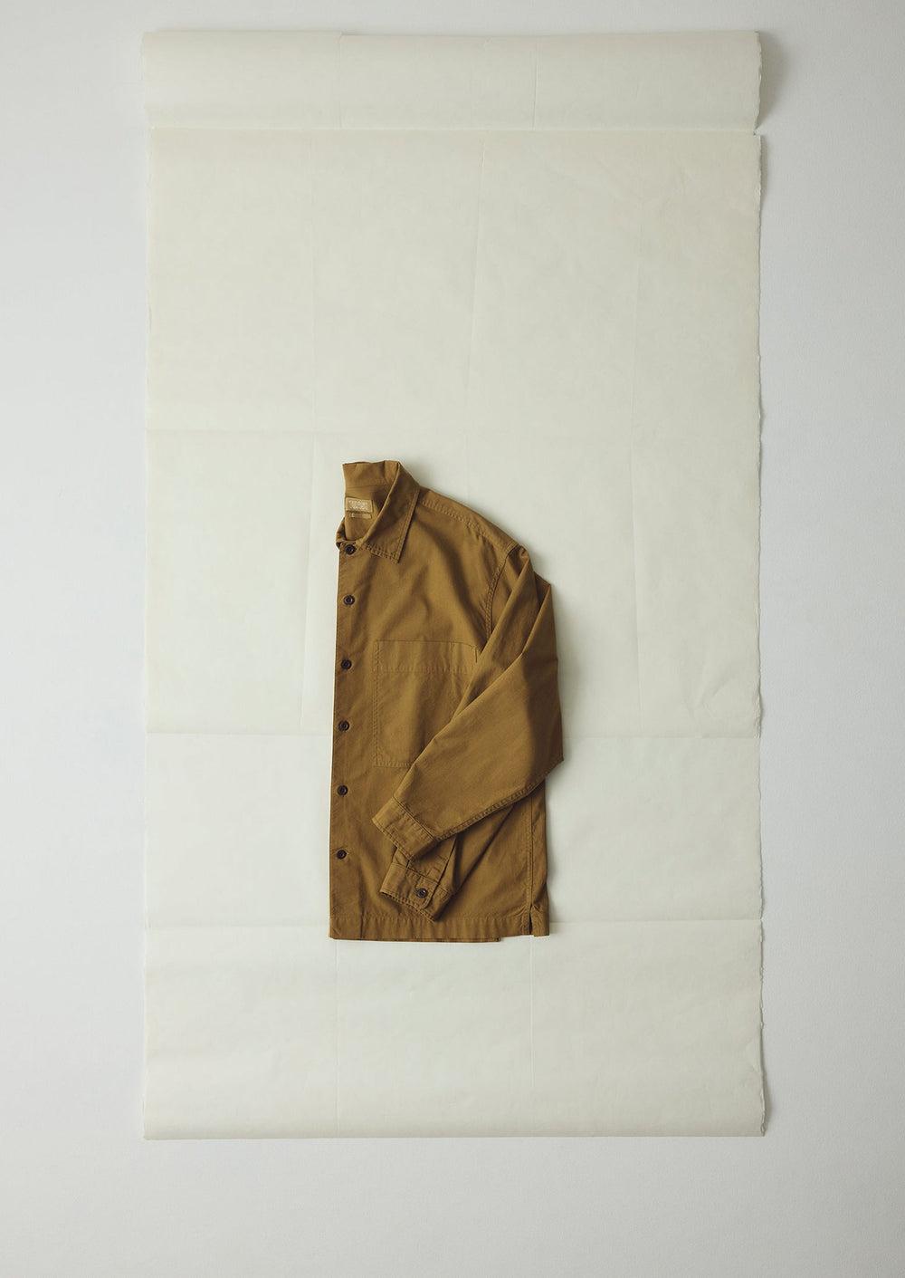 Garment Dyed Oxford Shirt | Old Gold Product Image
