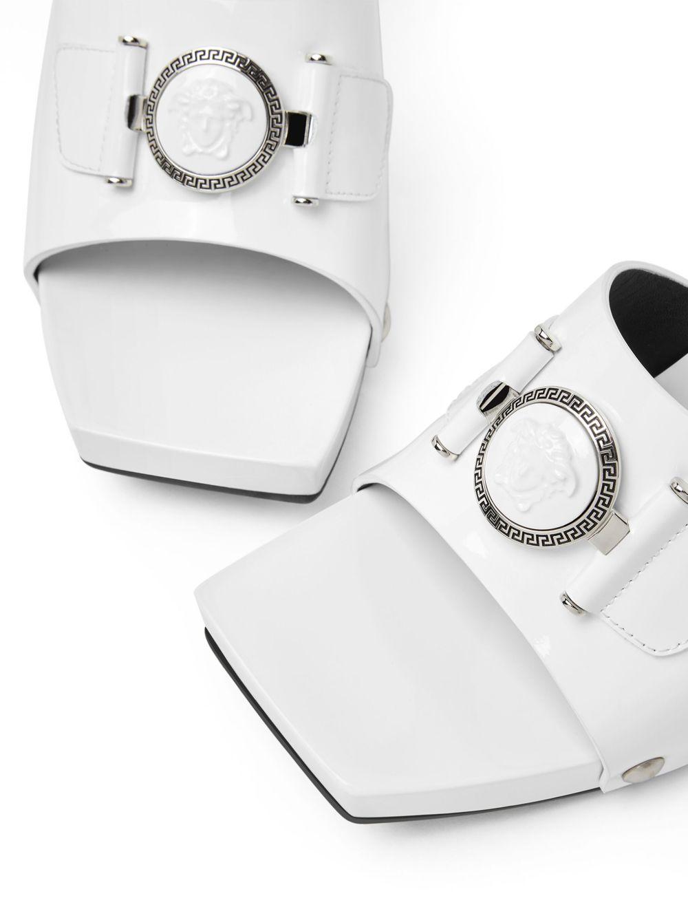 60mm Medusa-buckle patent-leather clogs Product Image