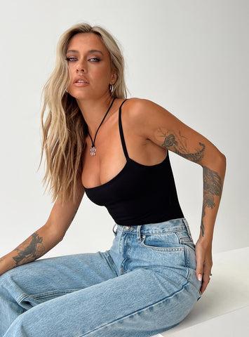 Off Stage Bodysuit Black Product Image