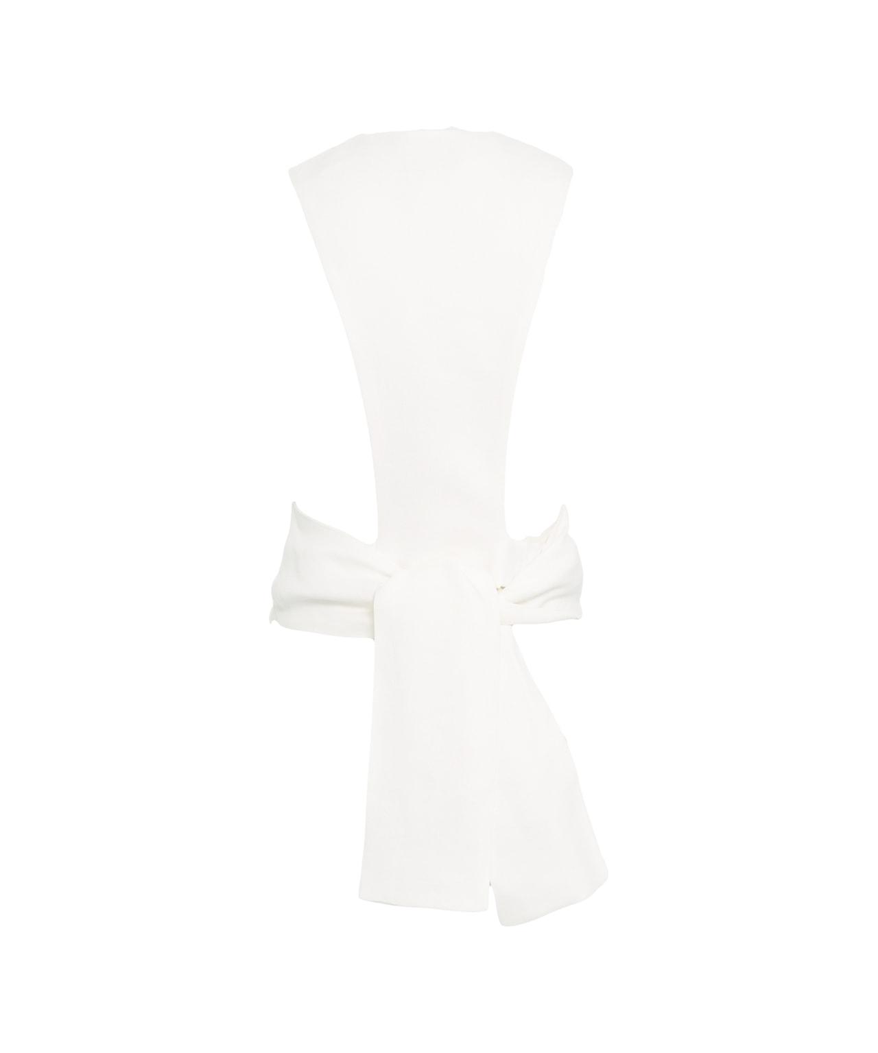 Linen blend vest Product Image