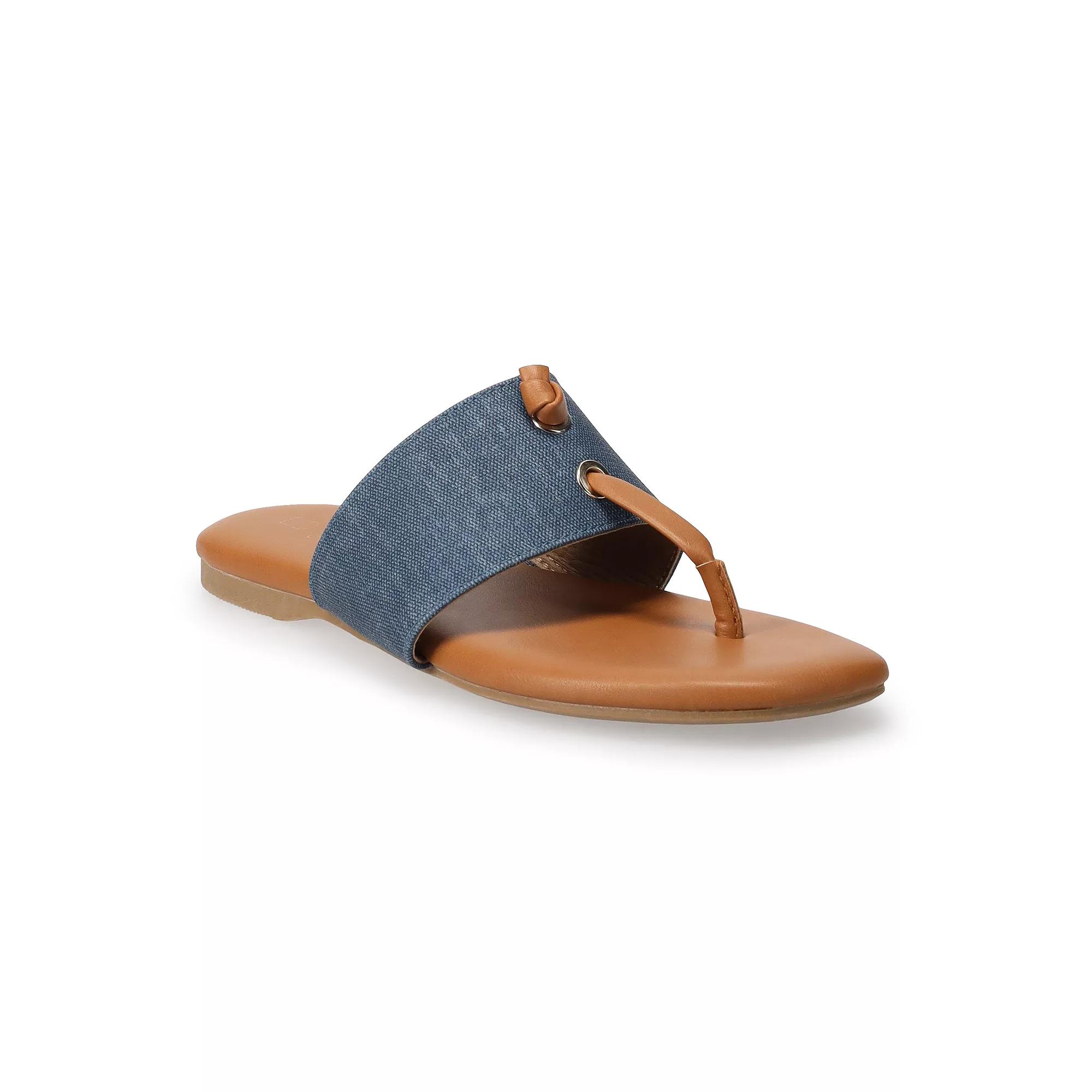 LC Lauren Conrad Wrenn Women's Thong Sandals, Size: 10, Blue Product Image