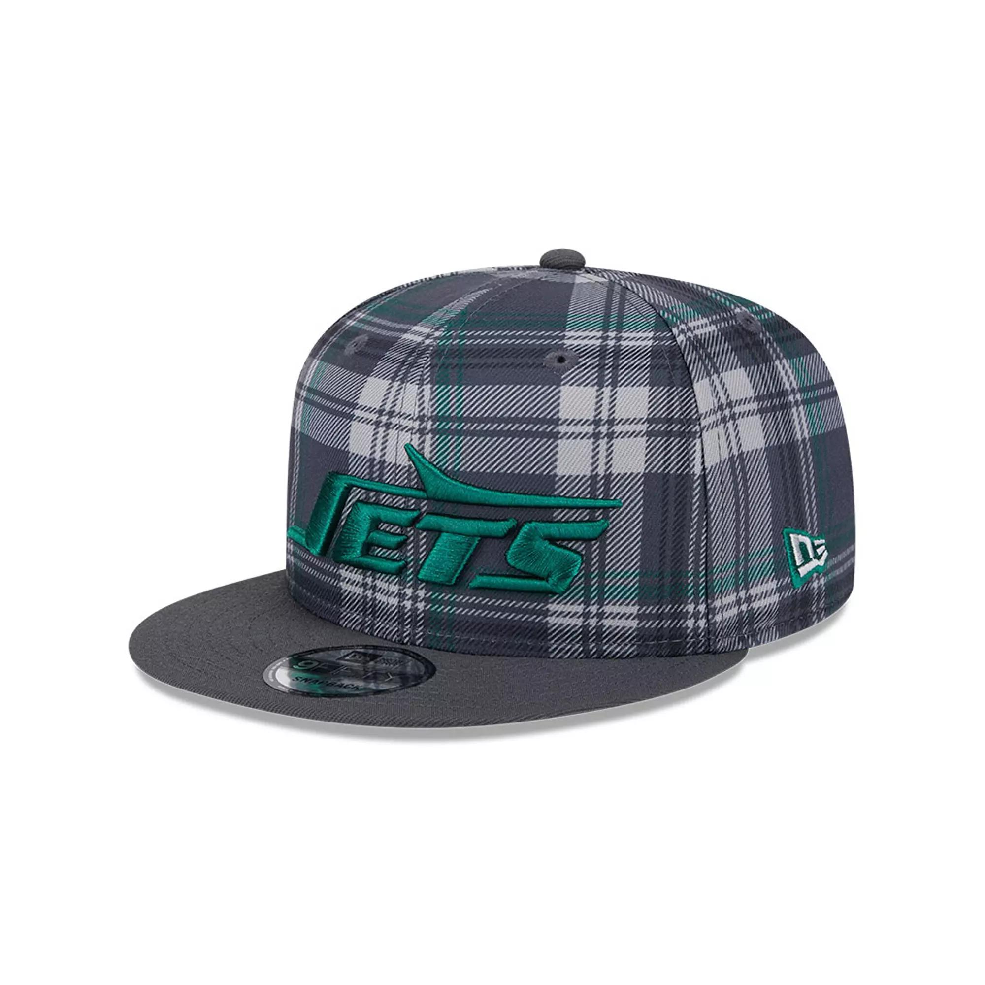 Men's New Era Gray New York Jets 2024 Sideline Statement 9FIFTY Snapback Hat, Grey Product Image