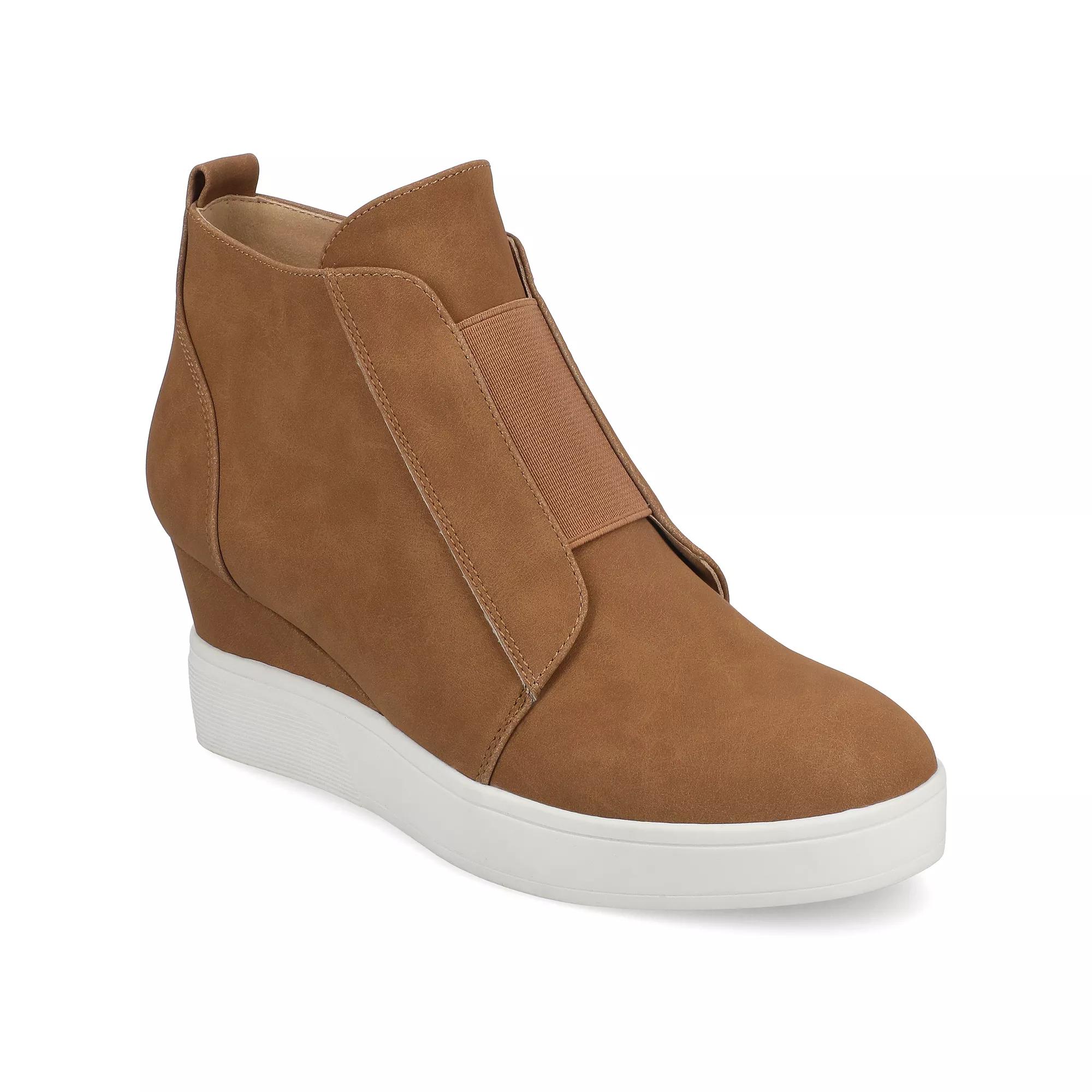 Journee Clara Women's Wedge Sneakers,  Product Image