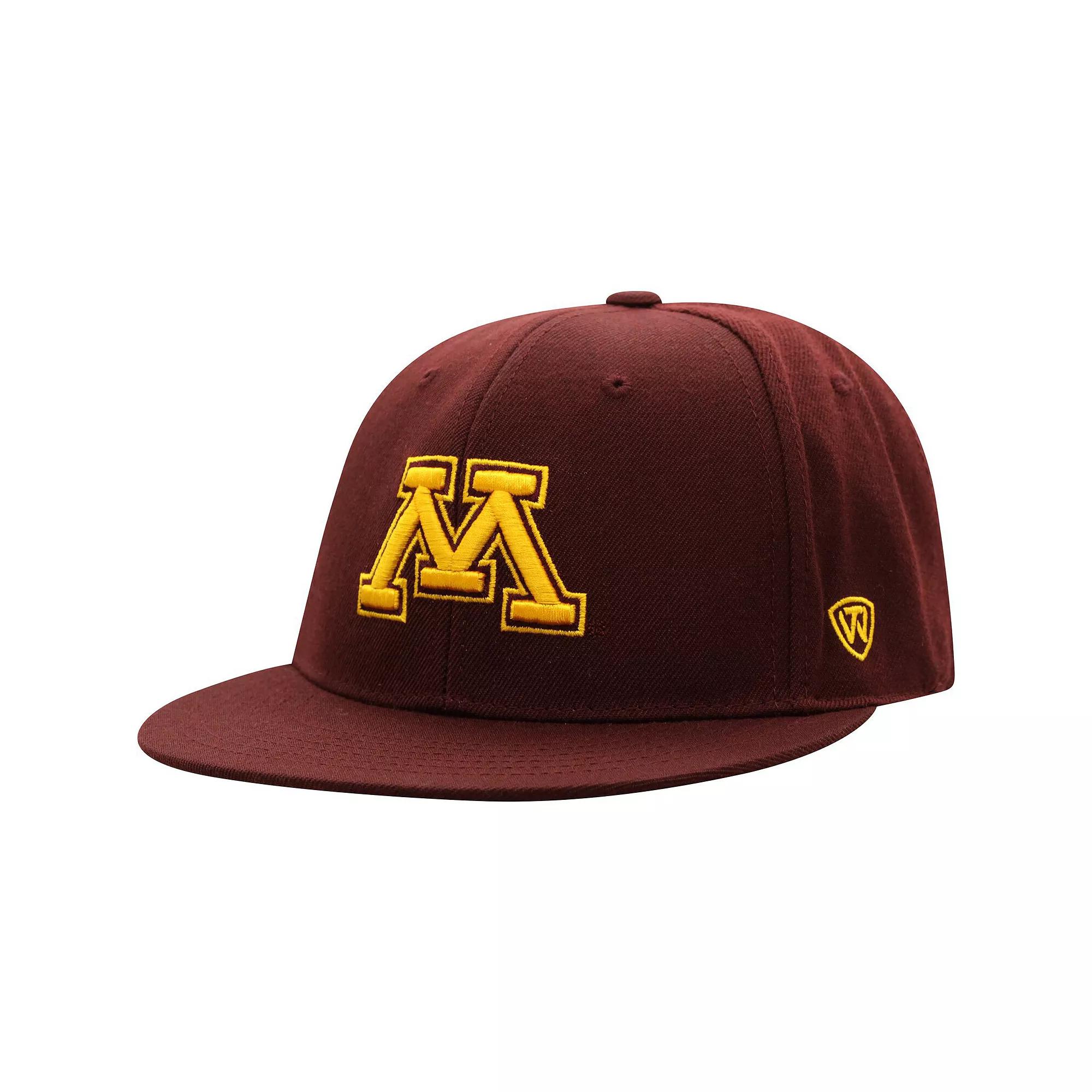 Men's Top of the World Maroon Minnesota Golden Gophers Team Color Fitted Hat, Size: 7 3/8, Red Product Image