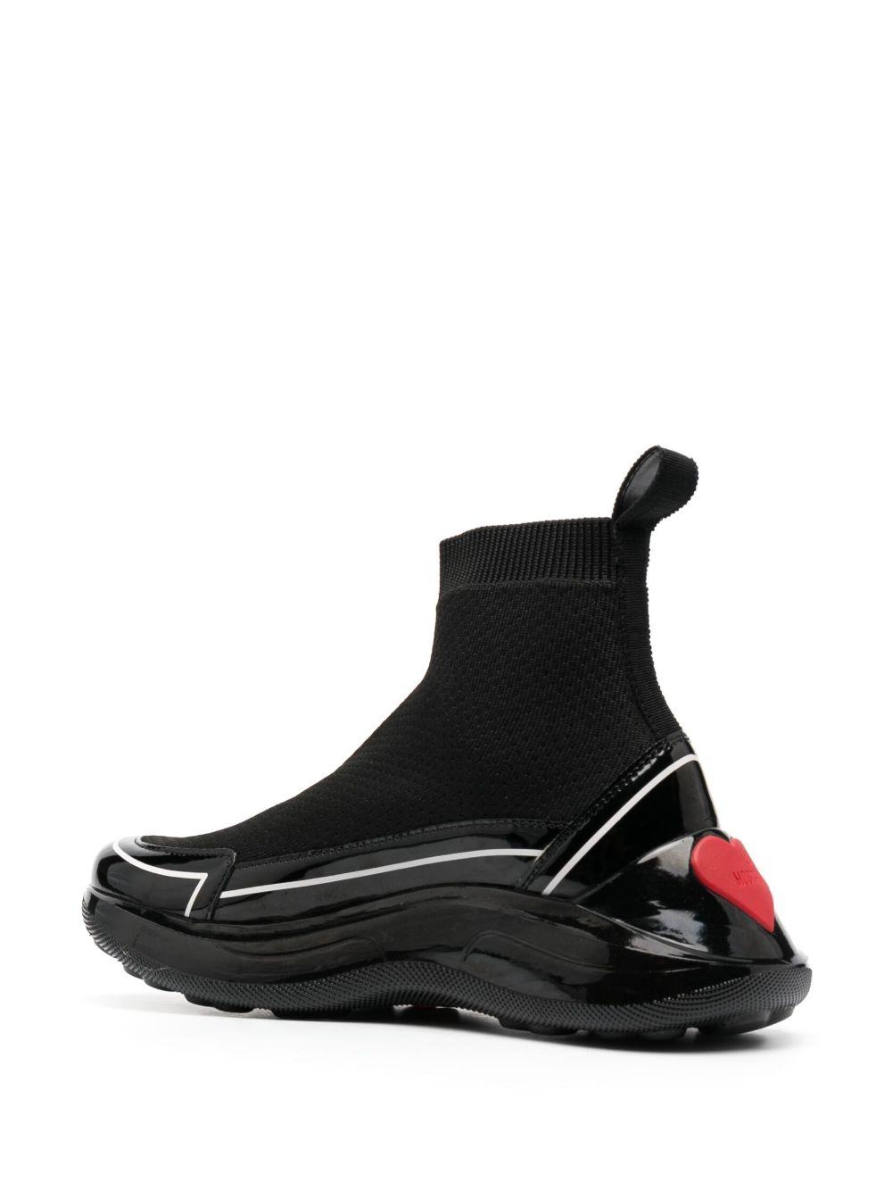 logo-embossed high-top sneakers  Product Image