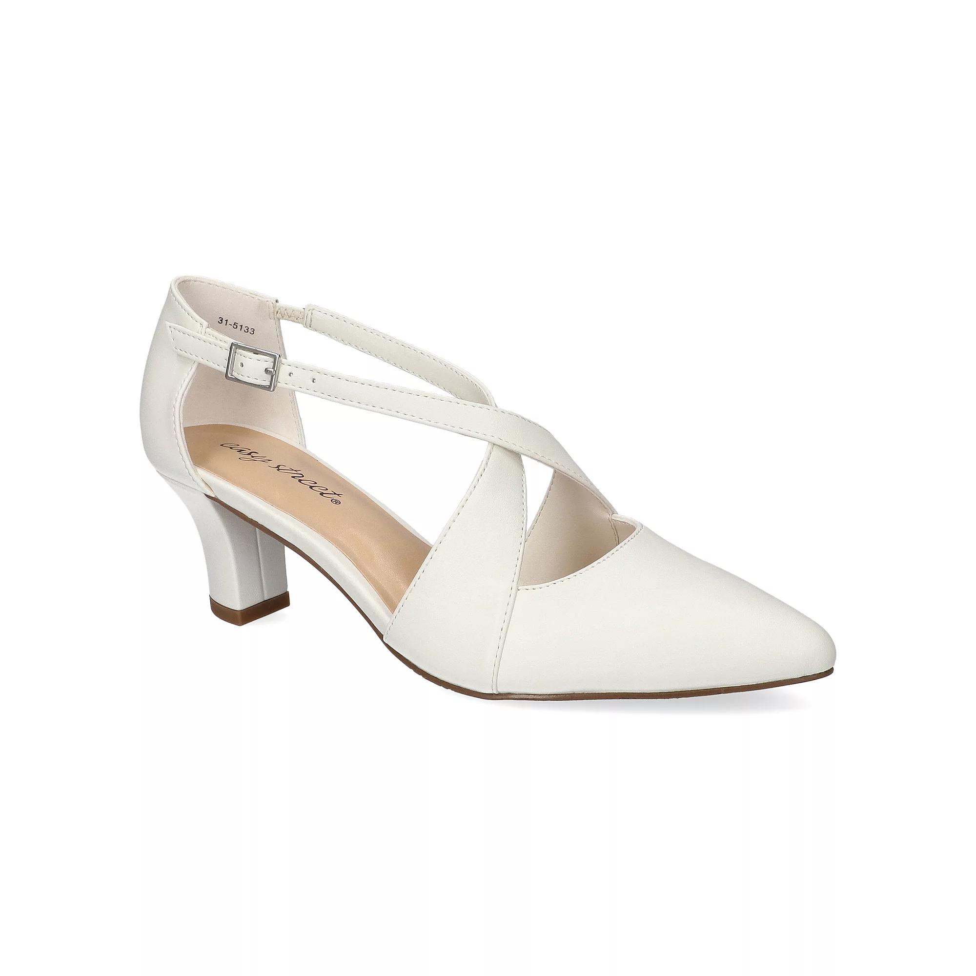 Easy Street Elegance Women's Slingback Pumps, Size: 7.5, White Product Image