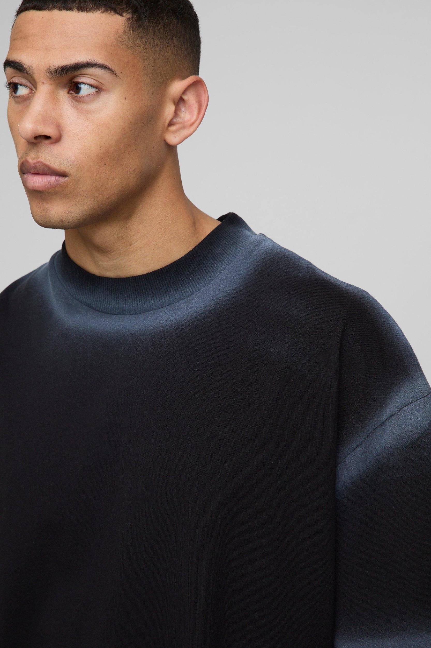 Oversized Boxy Washed Seam T-Shirt | boohooMAN USA Product Image