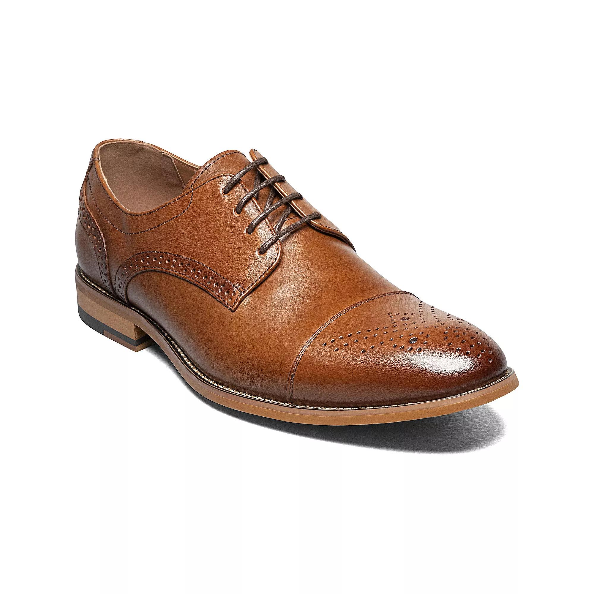 Stacy Adams Darren Men's Leather Oxford Shoes, Size: 12, Red Product Image