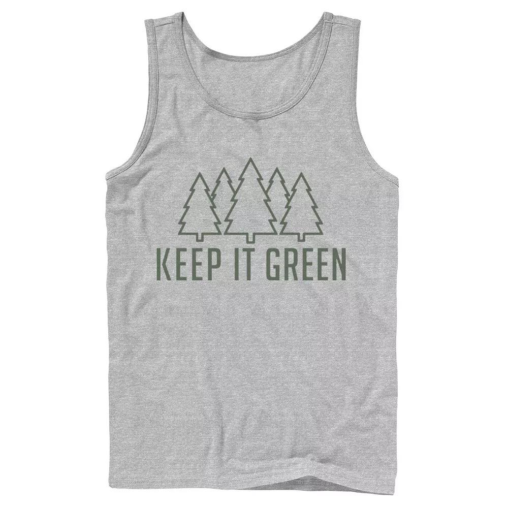 Men's Fifth Sun Keep It Green Pine Trees Tank Top,  Product Image