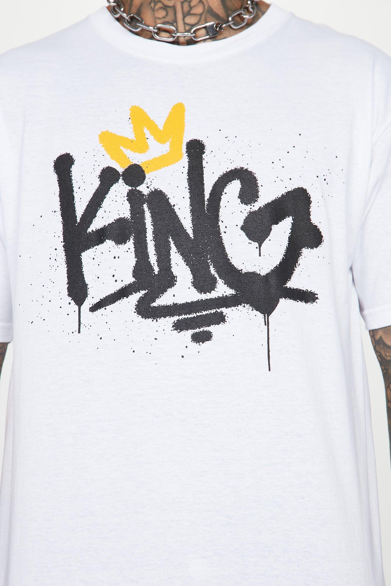Drip King Short Sleeve Tee - White Product Image