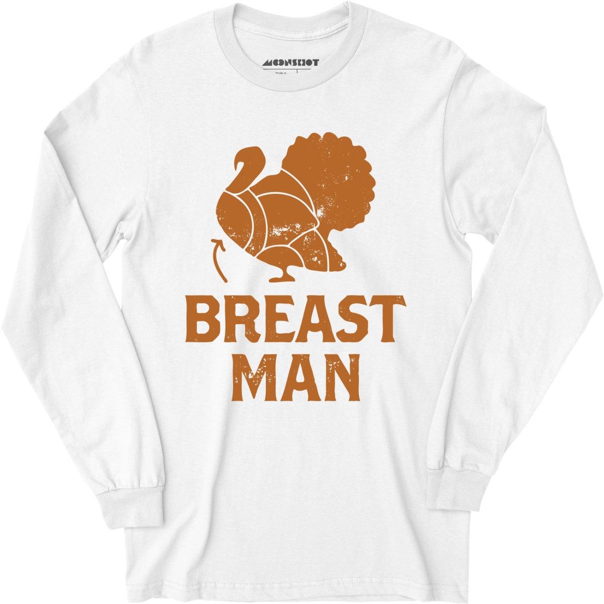 Breast Man - Long Sleeve T-Shirt Male Product Image