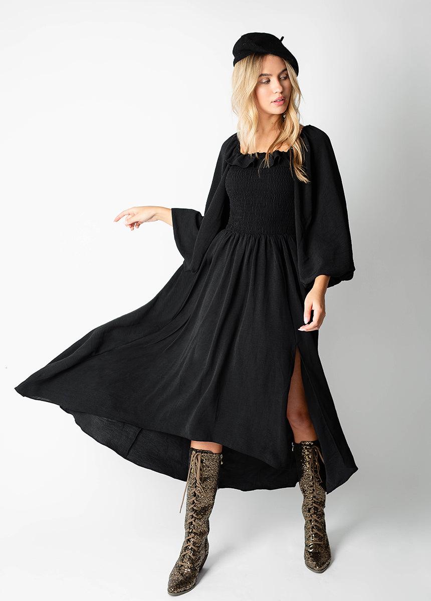 Odette Dress in Black Female Product Image