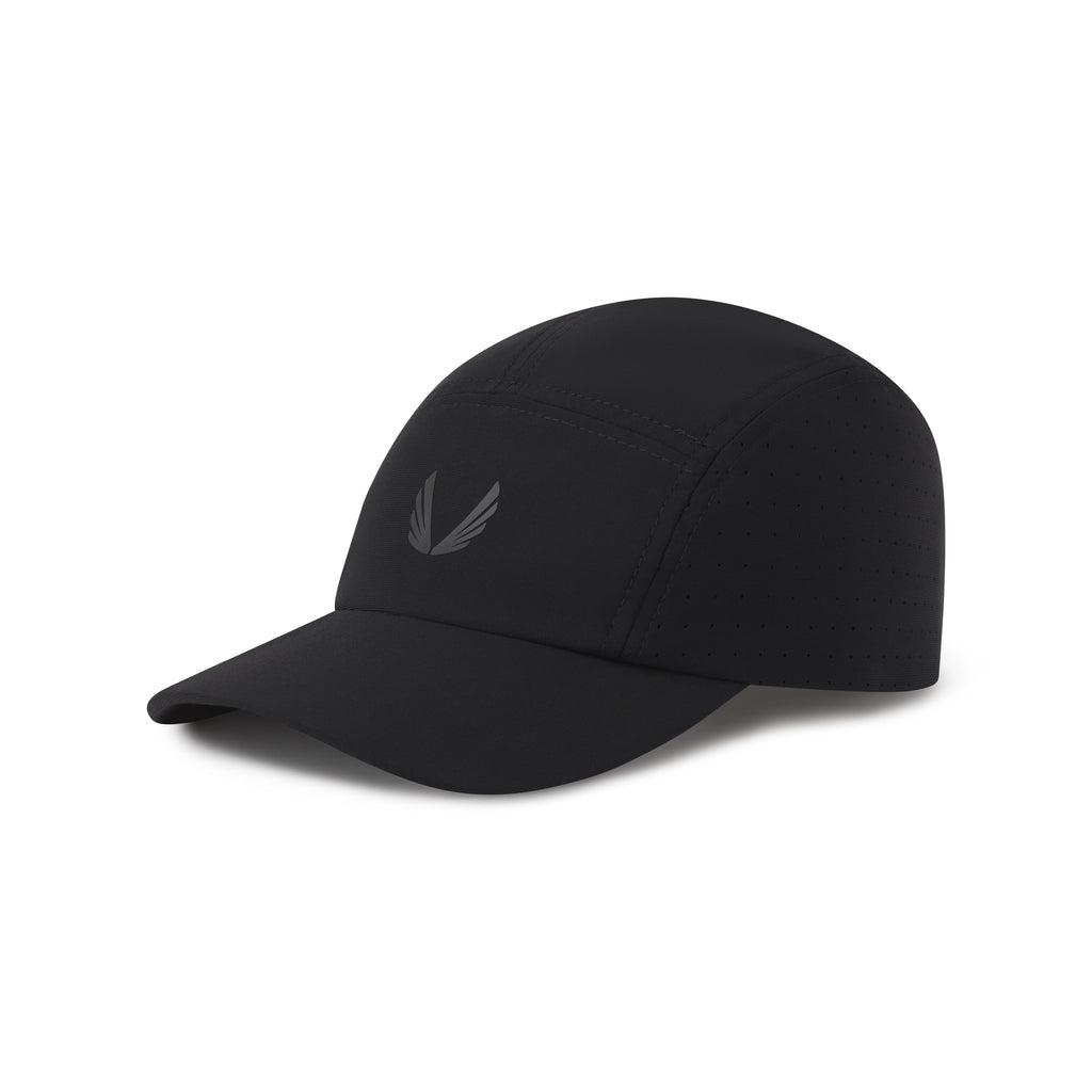 0813. Tetra-Lite® Vented Hat - Black/Black "Wings" Product Image