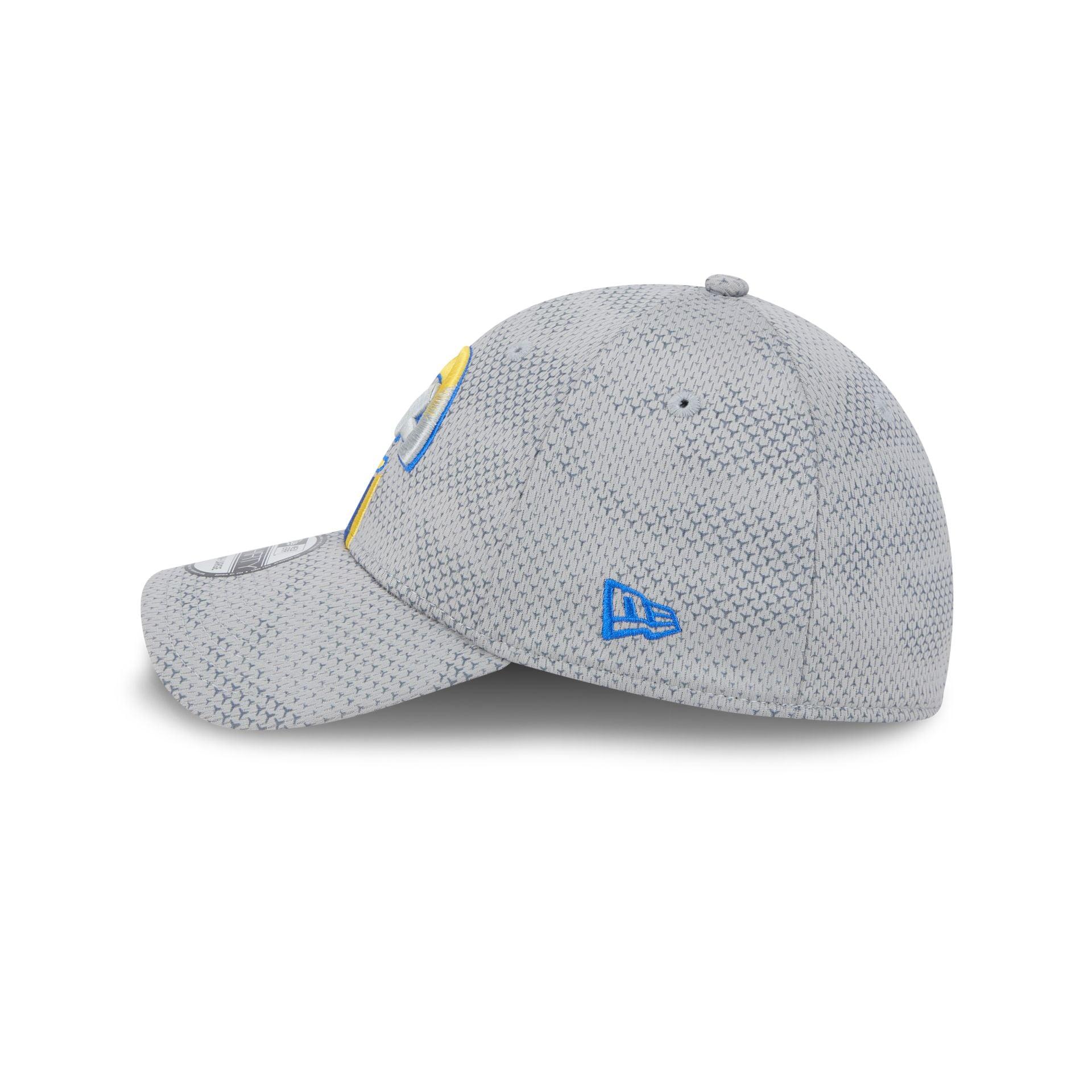 Los Angeles Rams 2024 Sideline Gray 39THIRTY Stretch Fit Hat Male Product Image