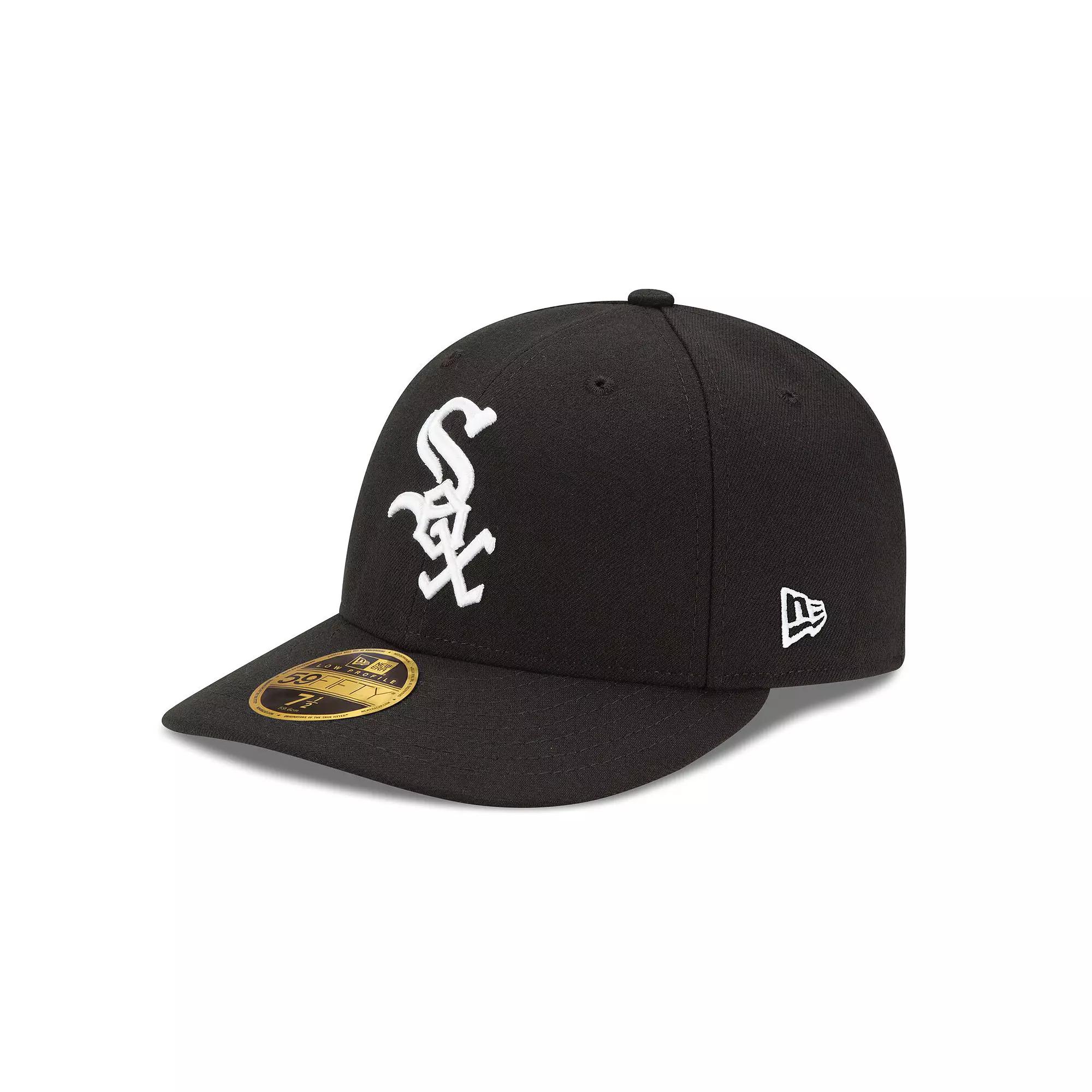 Men's New Era Black Chicago White Sox Authentic Collection On Field Low Profile Game 59FIFTY Fitted Hat,  Product Image