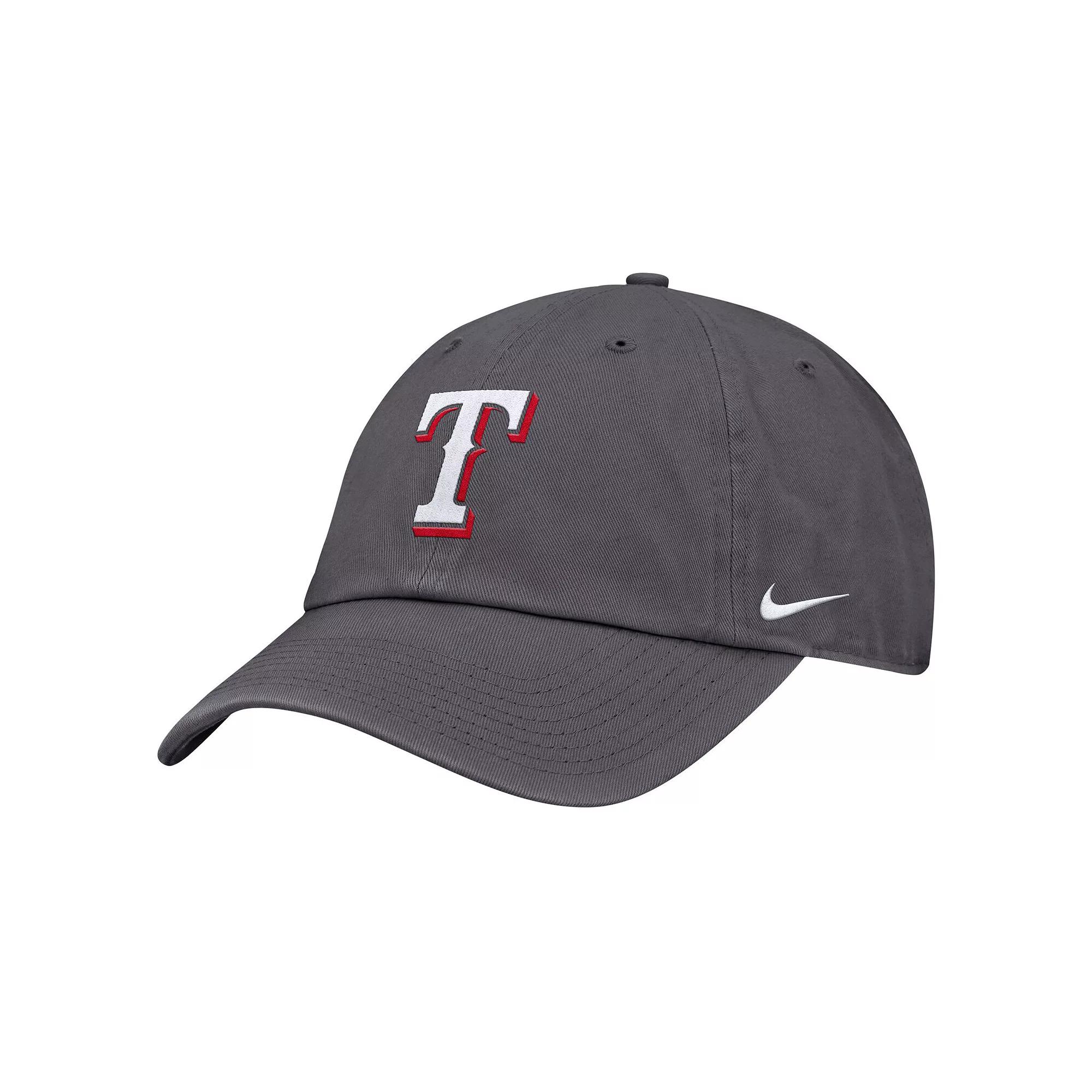 Men's Nike Gray Texas Rangers Club Adjustable Hat, Size: Medium/Large, Grey Product Image
