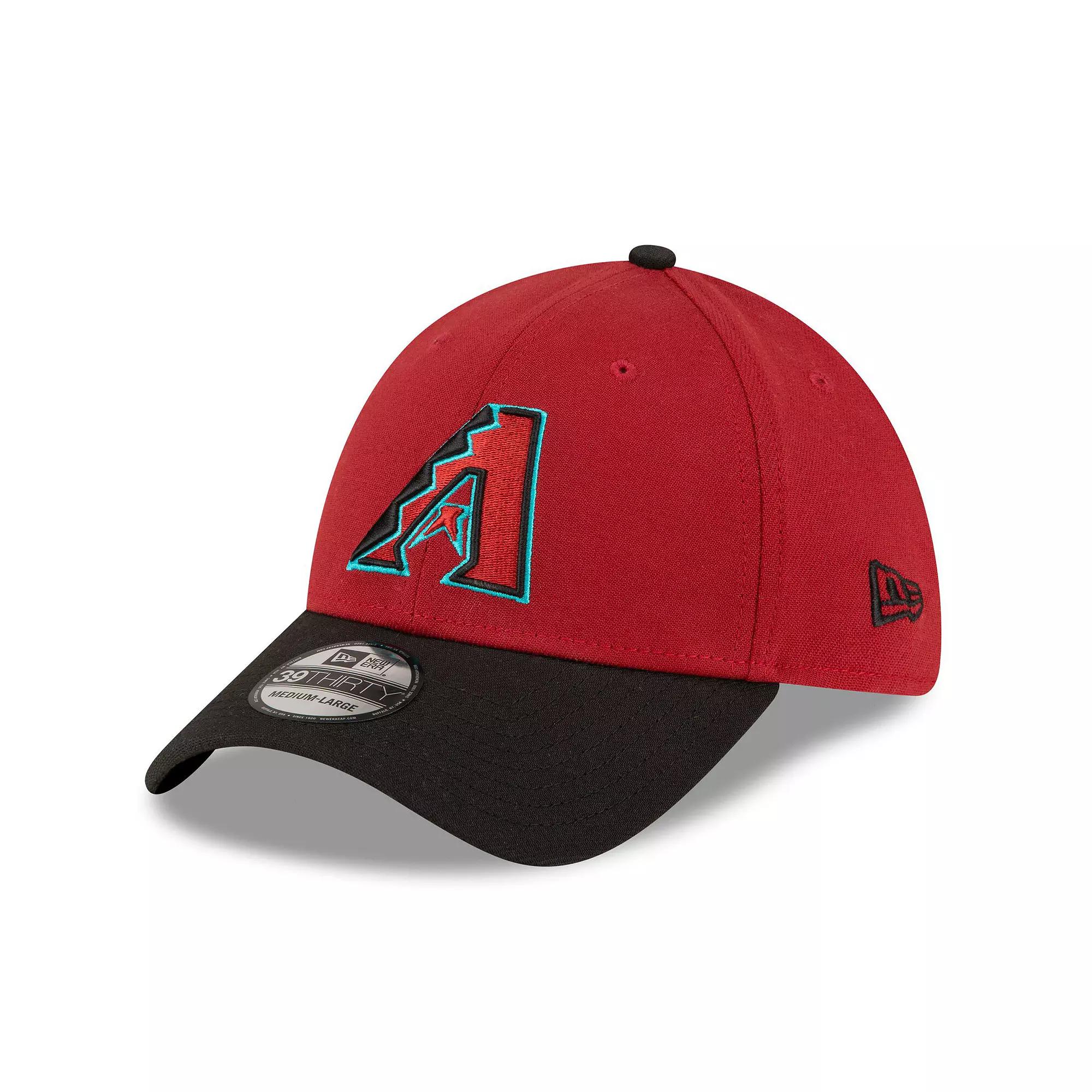 Men's New Era Red/Black Arizona Diamondbacks Team Classic 39THIRTY Flex Hat,  Product Image