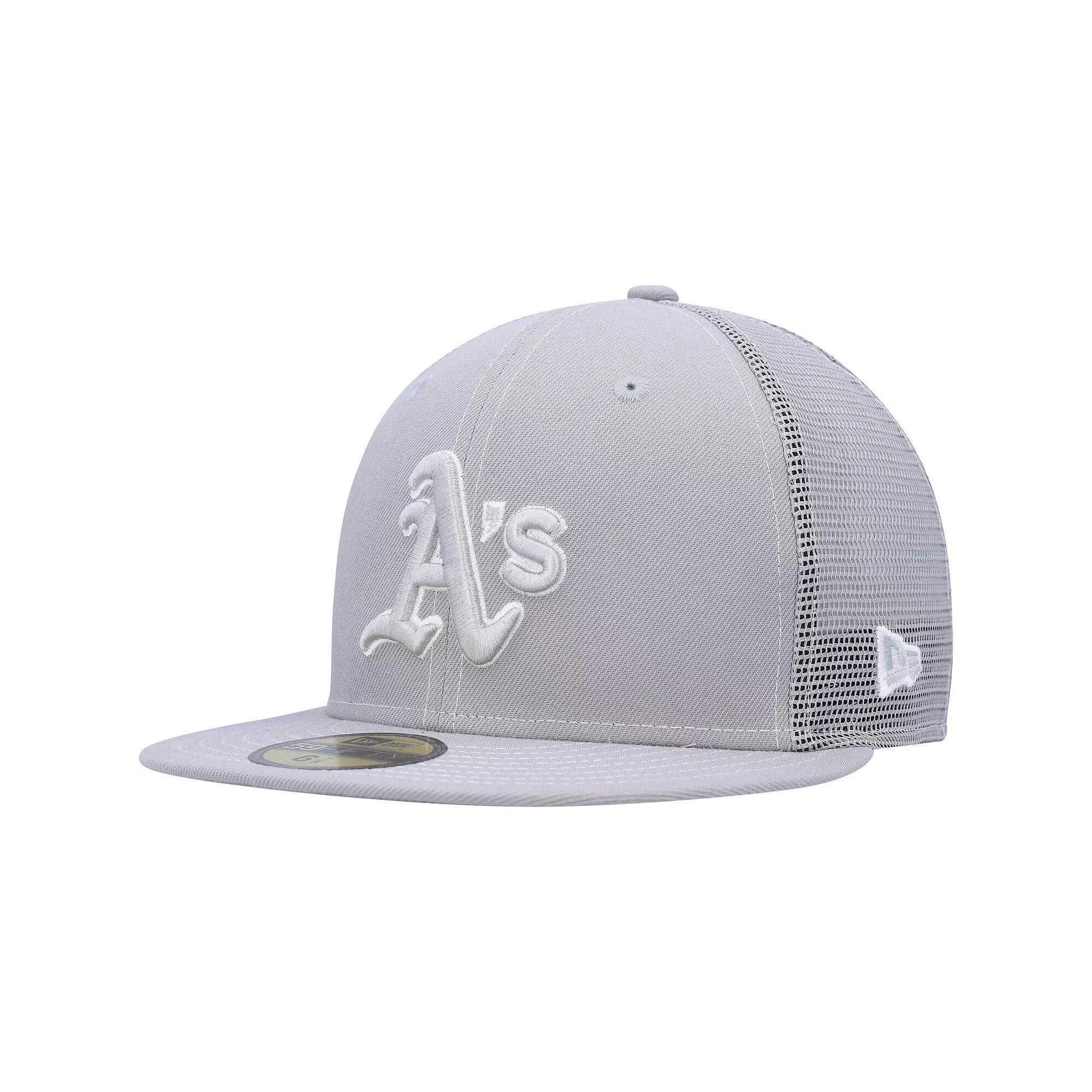 Men's New Era Gray Oakland Athletics 2023 On-Field Batting Practice 59FIFTY Fitted Hat,  Product Image