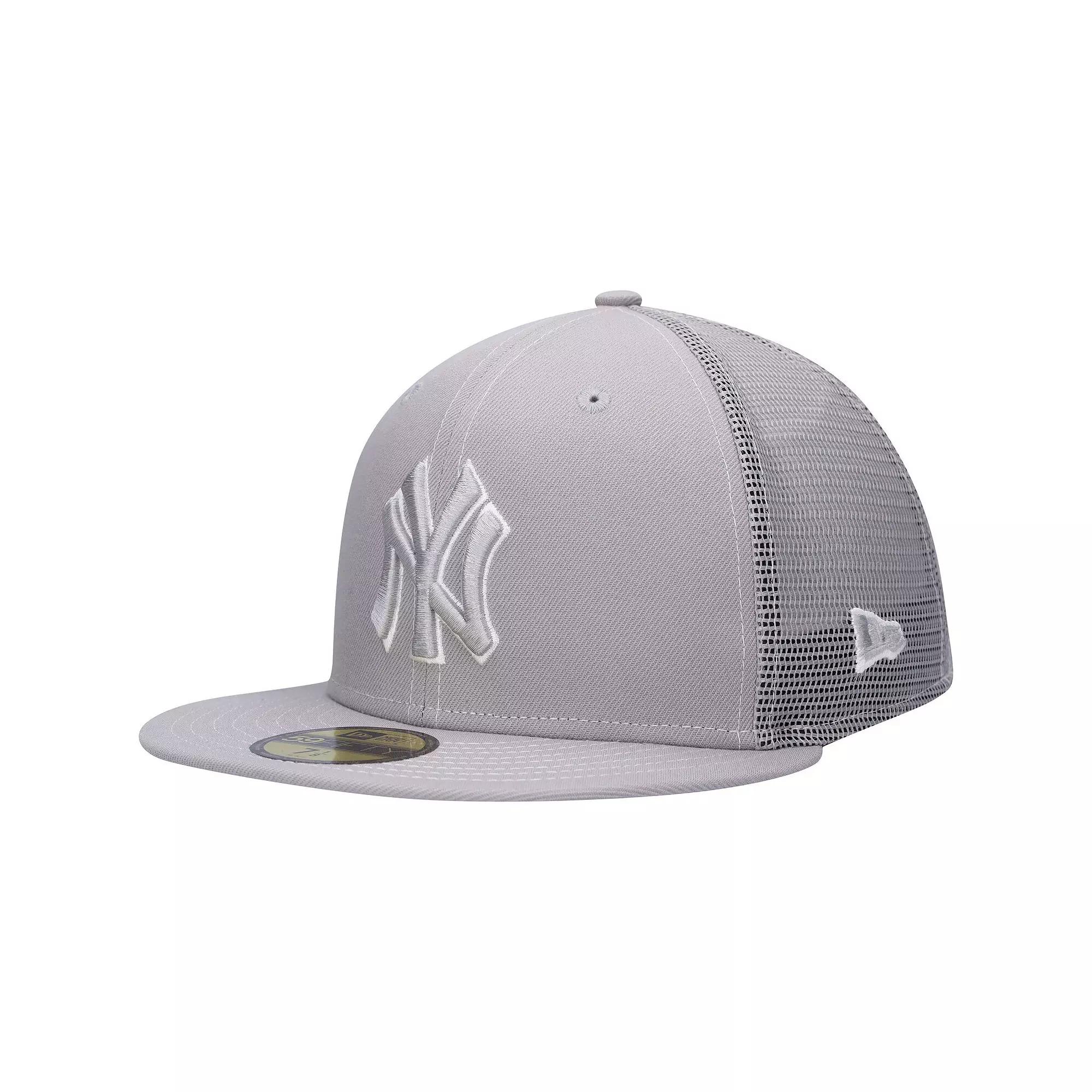 Men's New Era  Gray New York Yankees 2023 On-Field Batting Practice 59FIFTY Fitted Hat, Size: 7 1/4, Grey Product Image