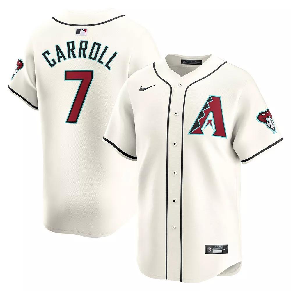 Men's Nike Corbin Carroll White Arizona Diamondbacks Home Limited Player Jersey,  Product Image