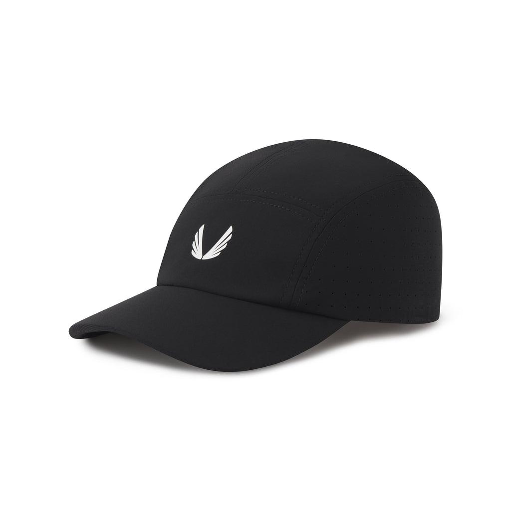 0813. Tetra-Lite® Vented Hat - Black/White "Wings" Product Image