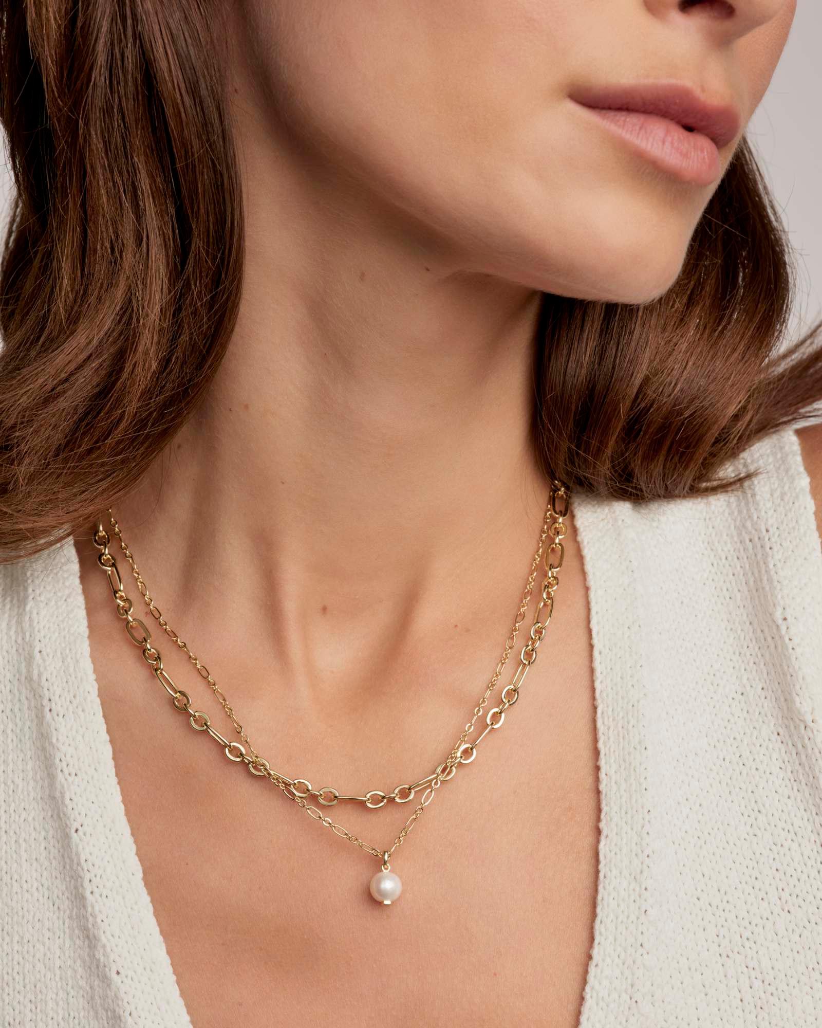 Ashton Gold Multi Strand Necklace Product Image