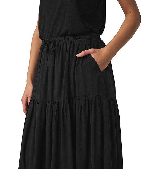 Splendid Melanie Knit Mid Rise A-Line Skirt Product Image