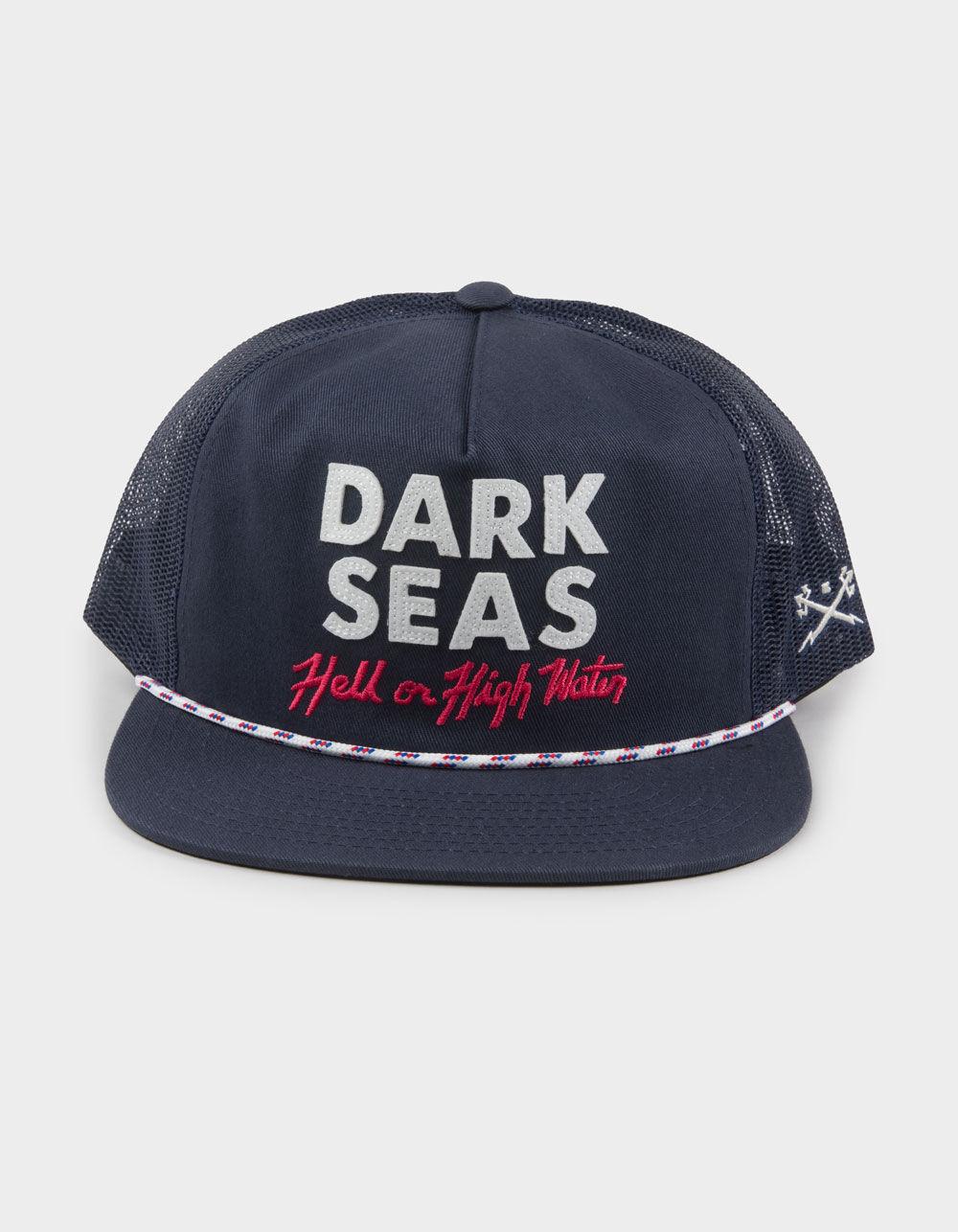 DARK SEAS Highwater Trucker Hat - NAVY COMBO Product Image