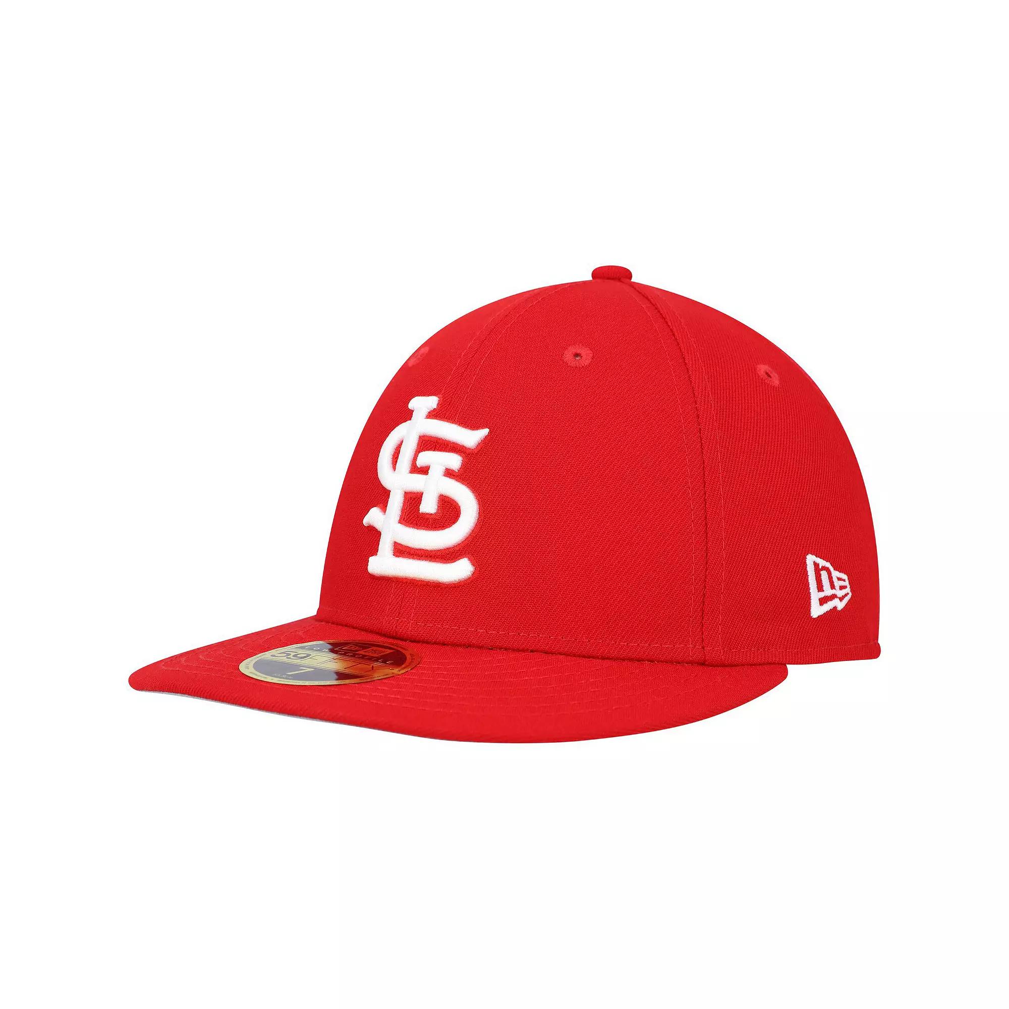 Men's New Era Scarlet St. Louis Cardinals Low Profile 59FIFTY Fitted Hat,  Product Image