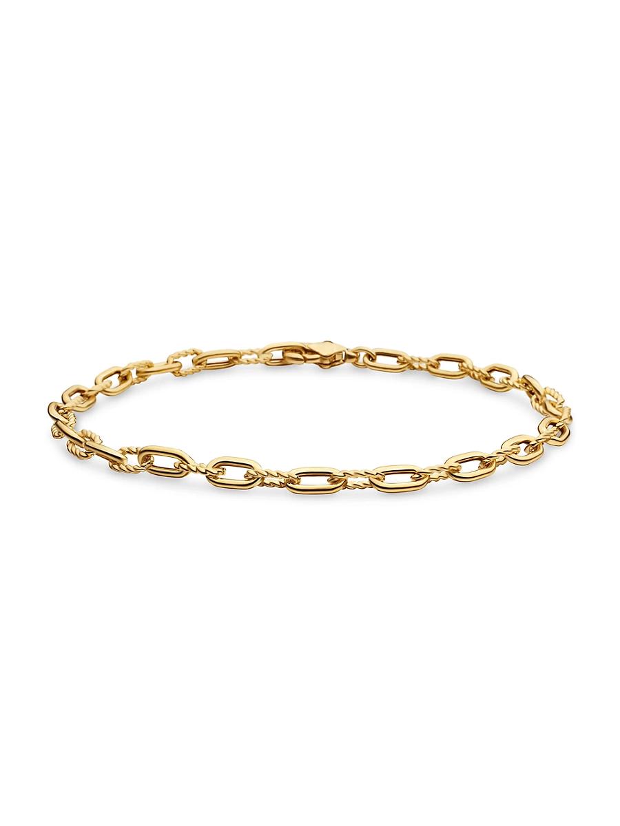 Womens DY Madison Chain Bracelet in 18K Yellow Gold Product Image