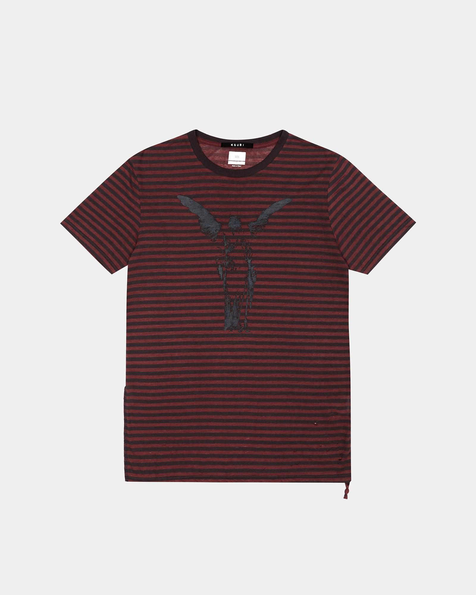 ANGEL SIOUX SS TEE RED STRIPE Male Product Image