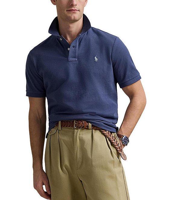 Polo Ralph Lauren Classic Fit Solid Cotton Mesh Polo Shirt Product Image