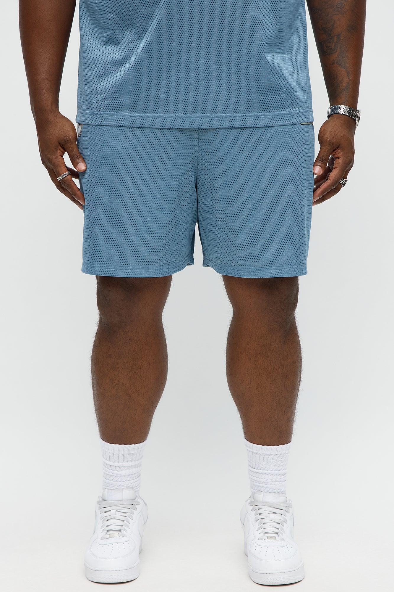 Relaxed Gods Favorite Shorts - Dusty Blue Product Image