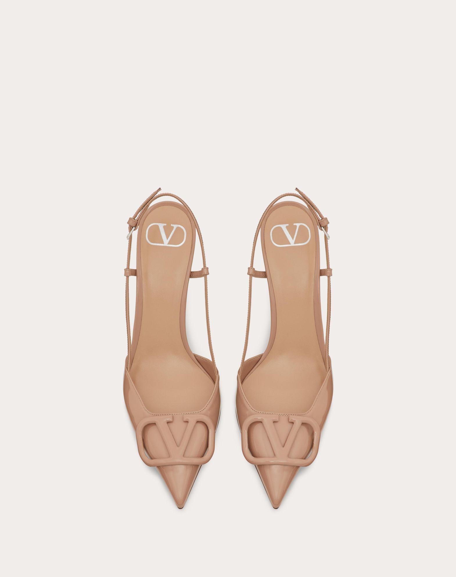 Vlogo Signature Patent Leather Slingback Pump 80Mm / 3.15 In. Product Image