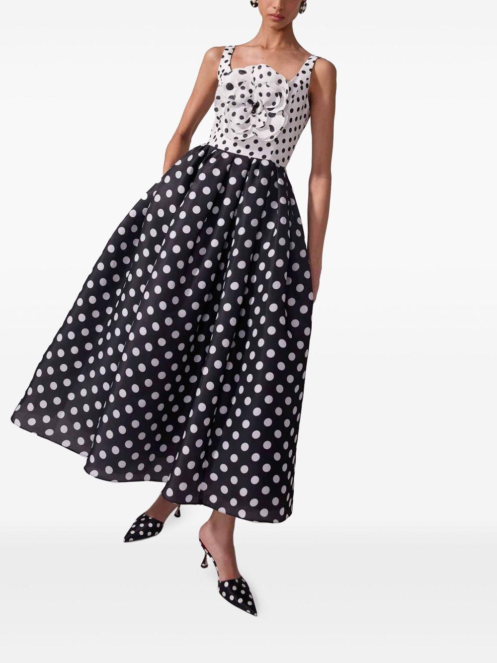 polka-dot midi dress  Product Image