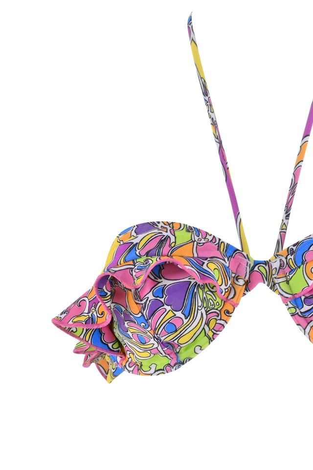 MARNIE BIKINI TOP - TROPICAL BUTTERFLY BLOOM Product Image