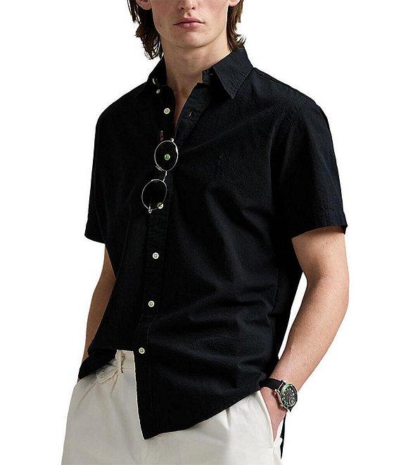 Polo Ralph Lauren Classic Fit Seersucker Short Sleeve Woven Shirt Product Image