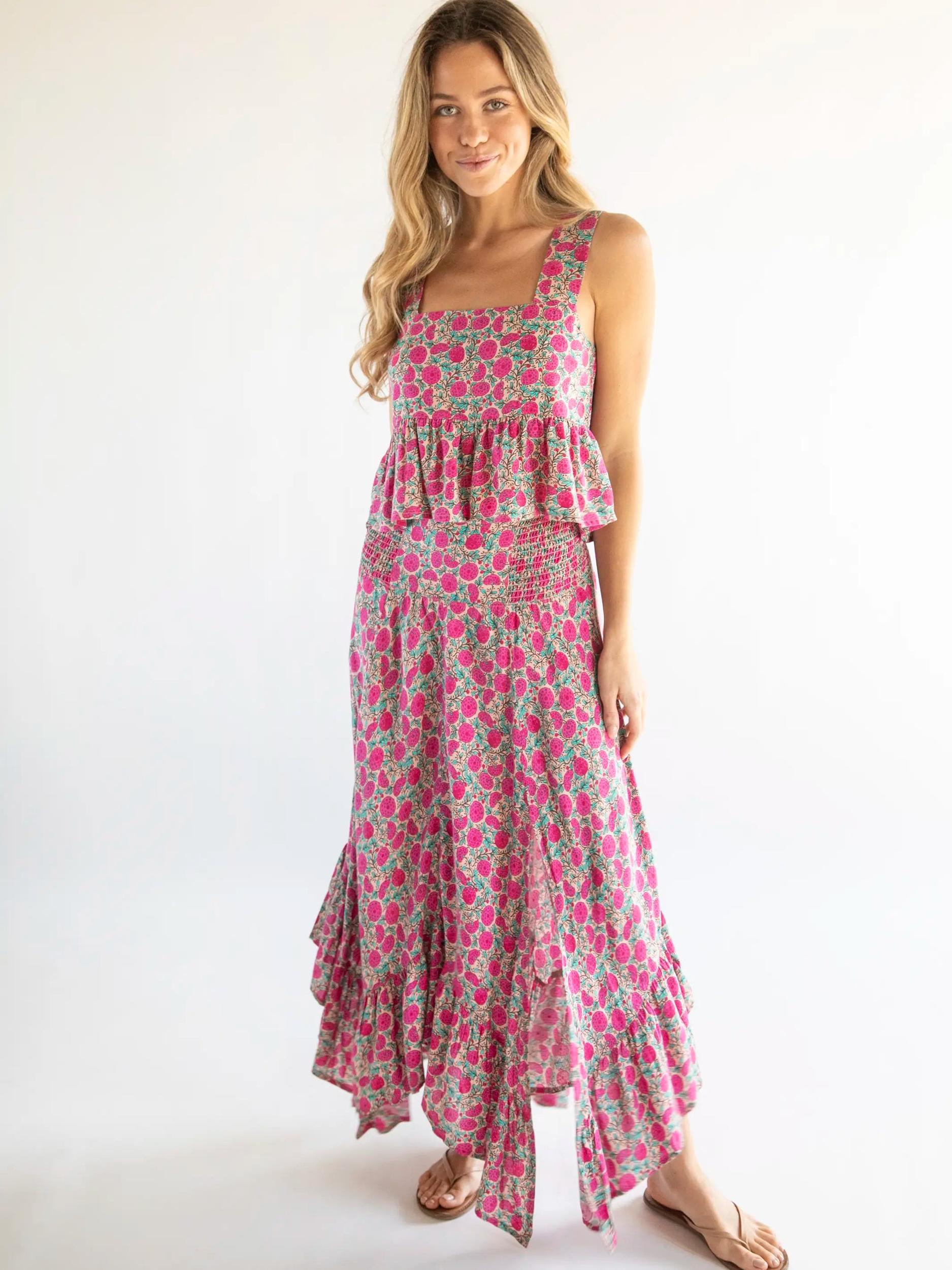 Tricia Top - Pink Puff Floral Product Image