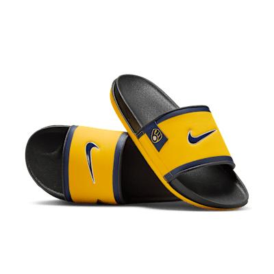 Nike Mens Offcourt (Milwaukee Brewers) Offcourt Slides | FN2701-700 Product Image